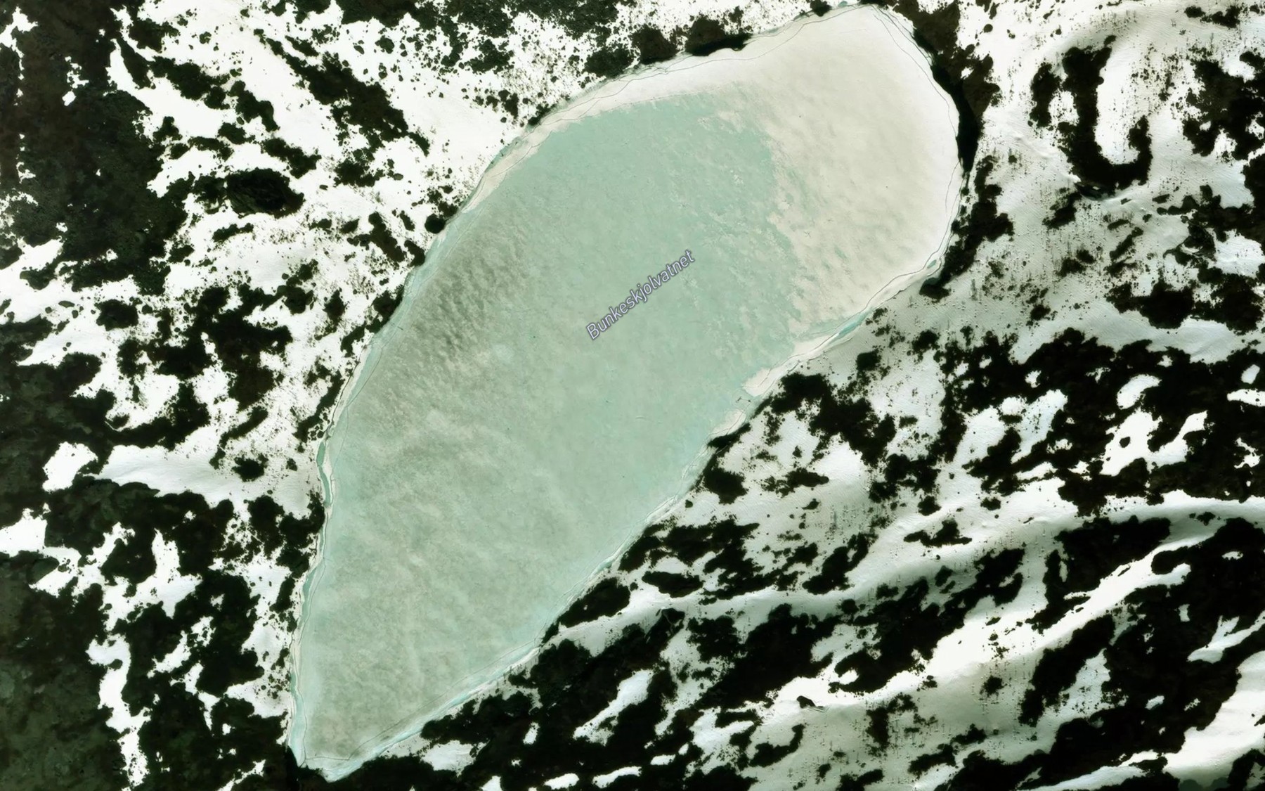 Satellite map of the Bunkeskjolvatnet