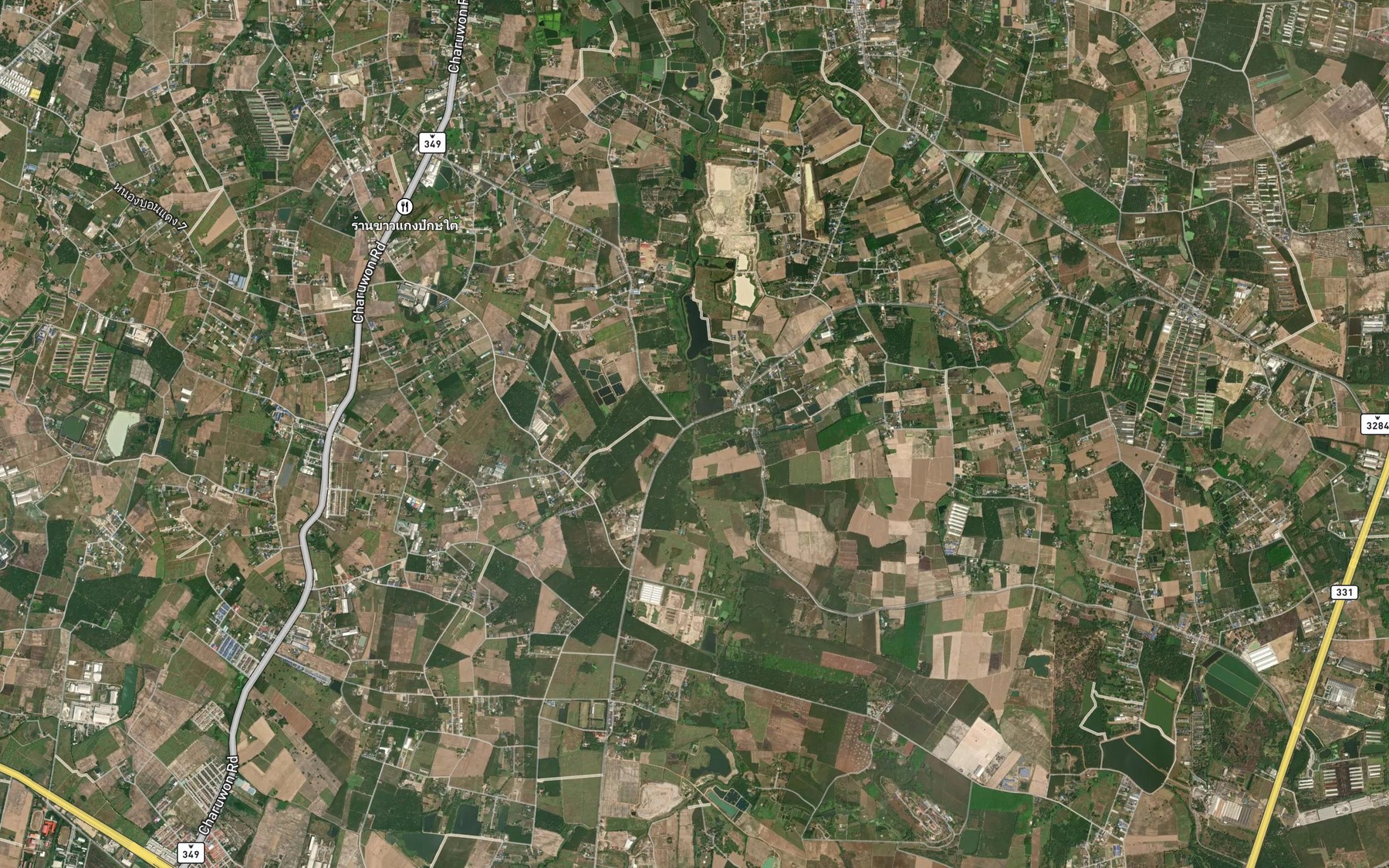 Satellite map of the Khlong Yai
