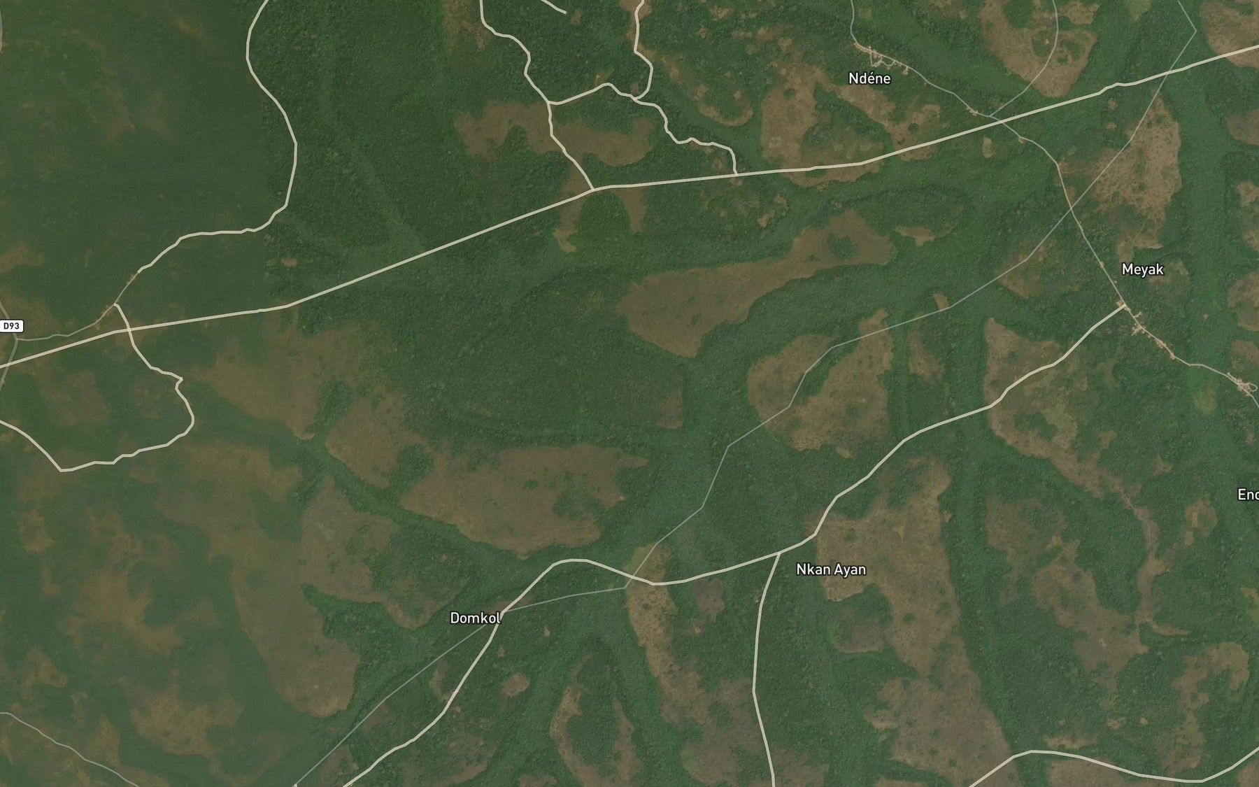 Satellite map of the Meniga