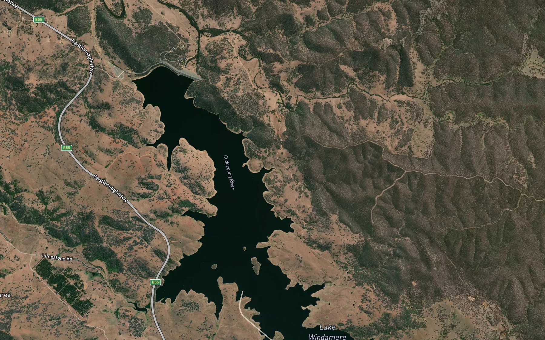 Satellite map of the Spot 4