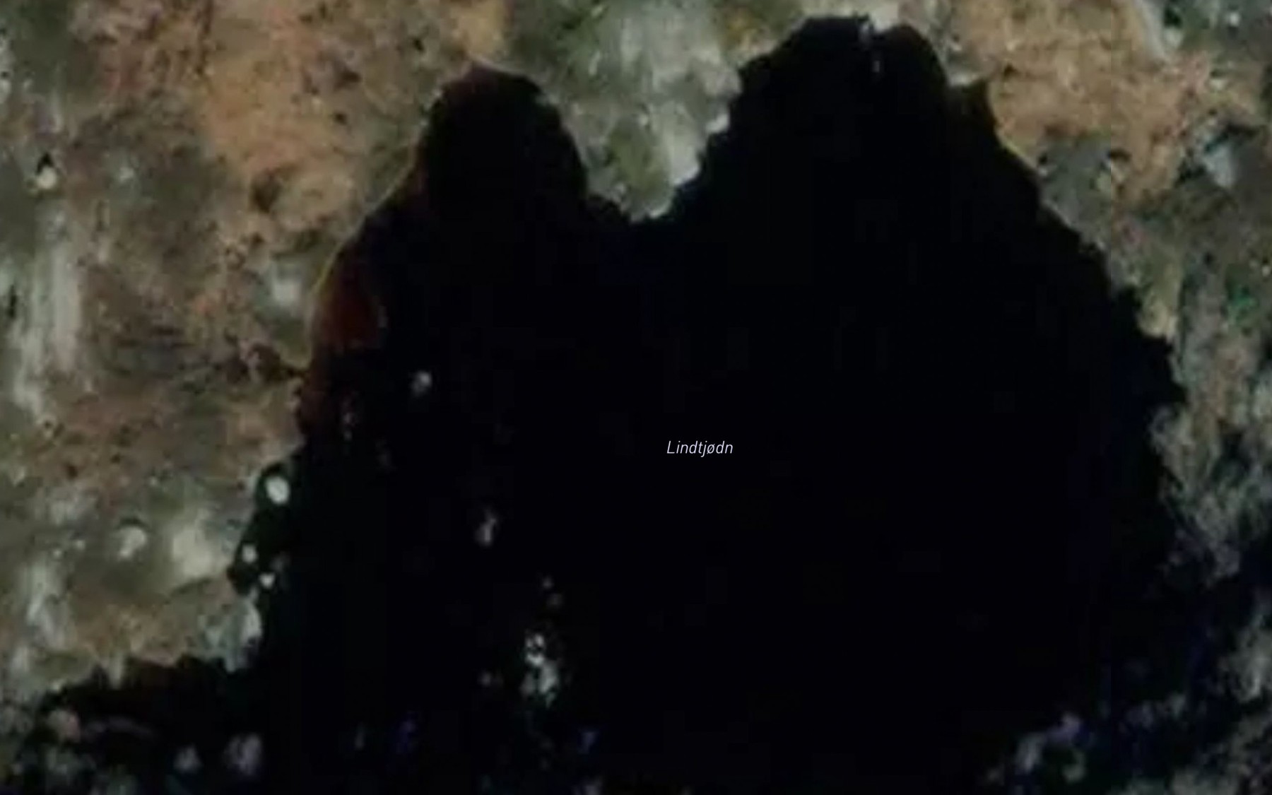 Satellite map of the Lindtjodn