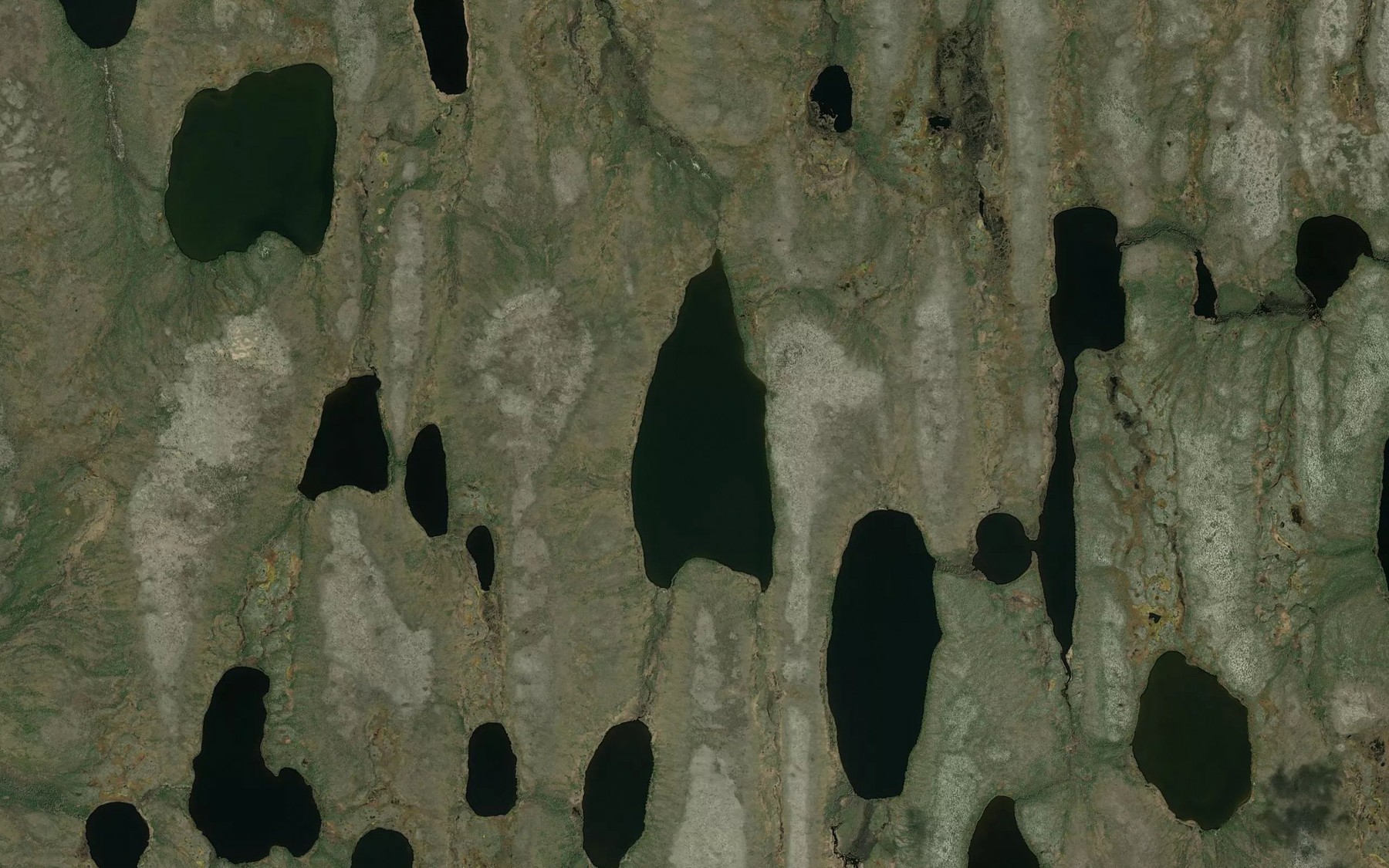 Satellite map of the Zedan Lake