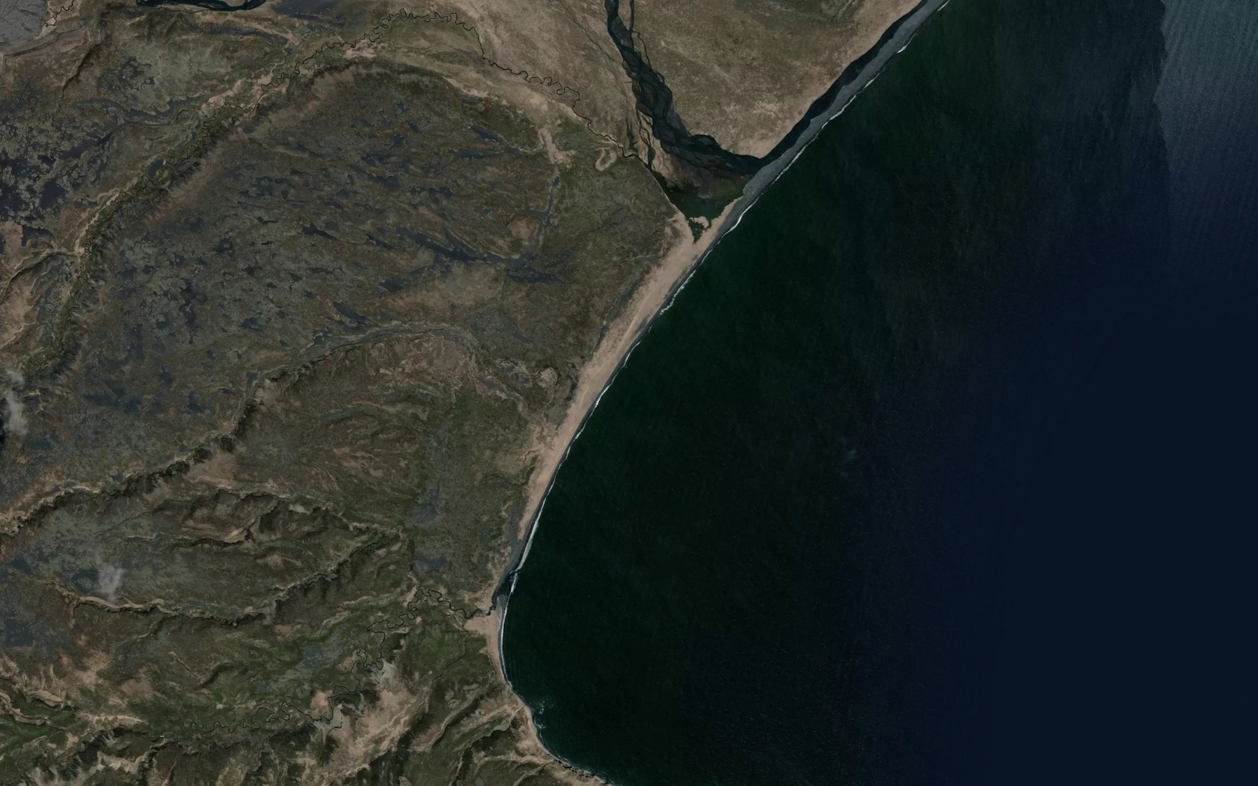 Satellite map of the Promontory Cove