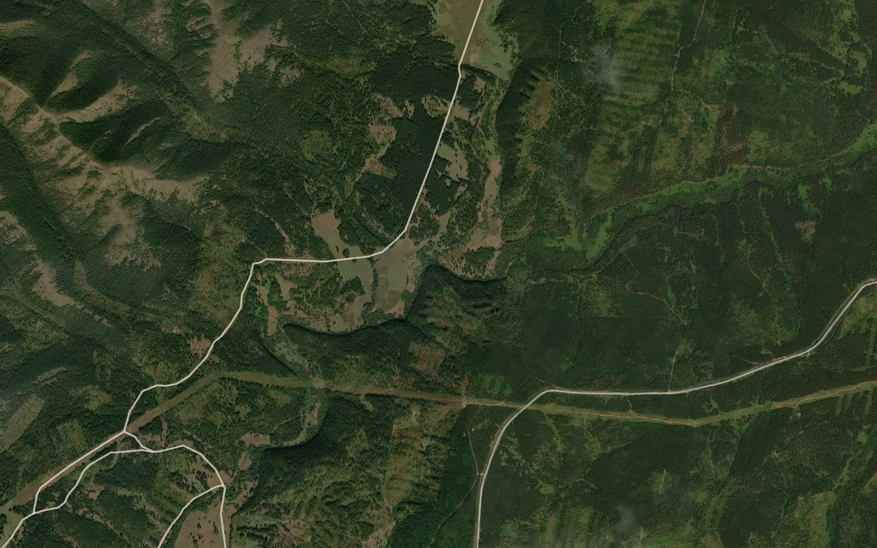 Satellite map of the Kuldazhe