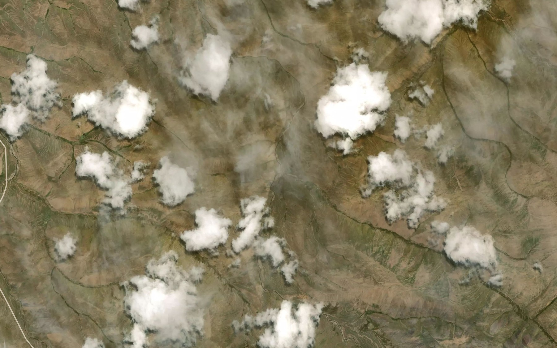 Satellite map of the Orto-Kyzylsu