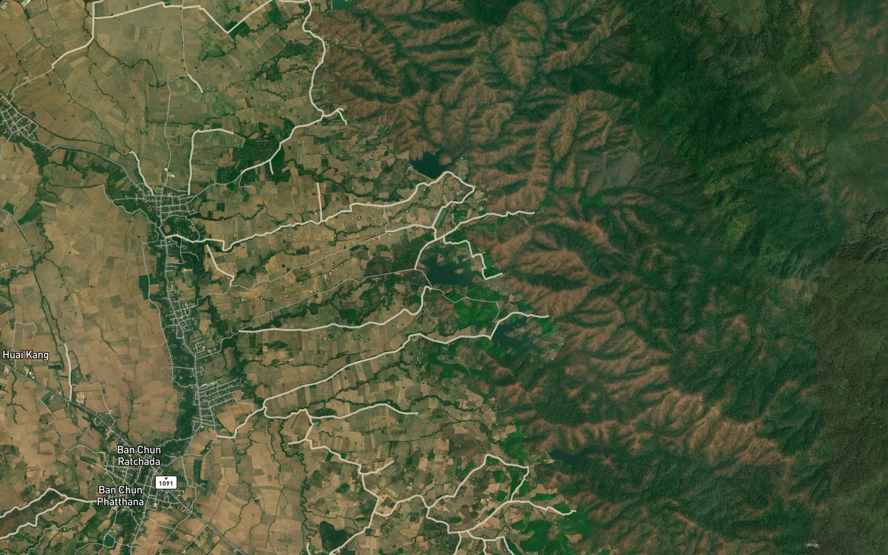 Satellite map of the Ang Kep Nam Huai Khian
