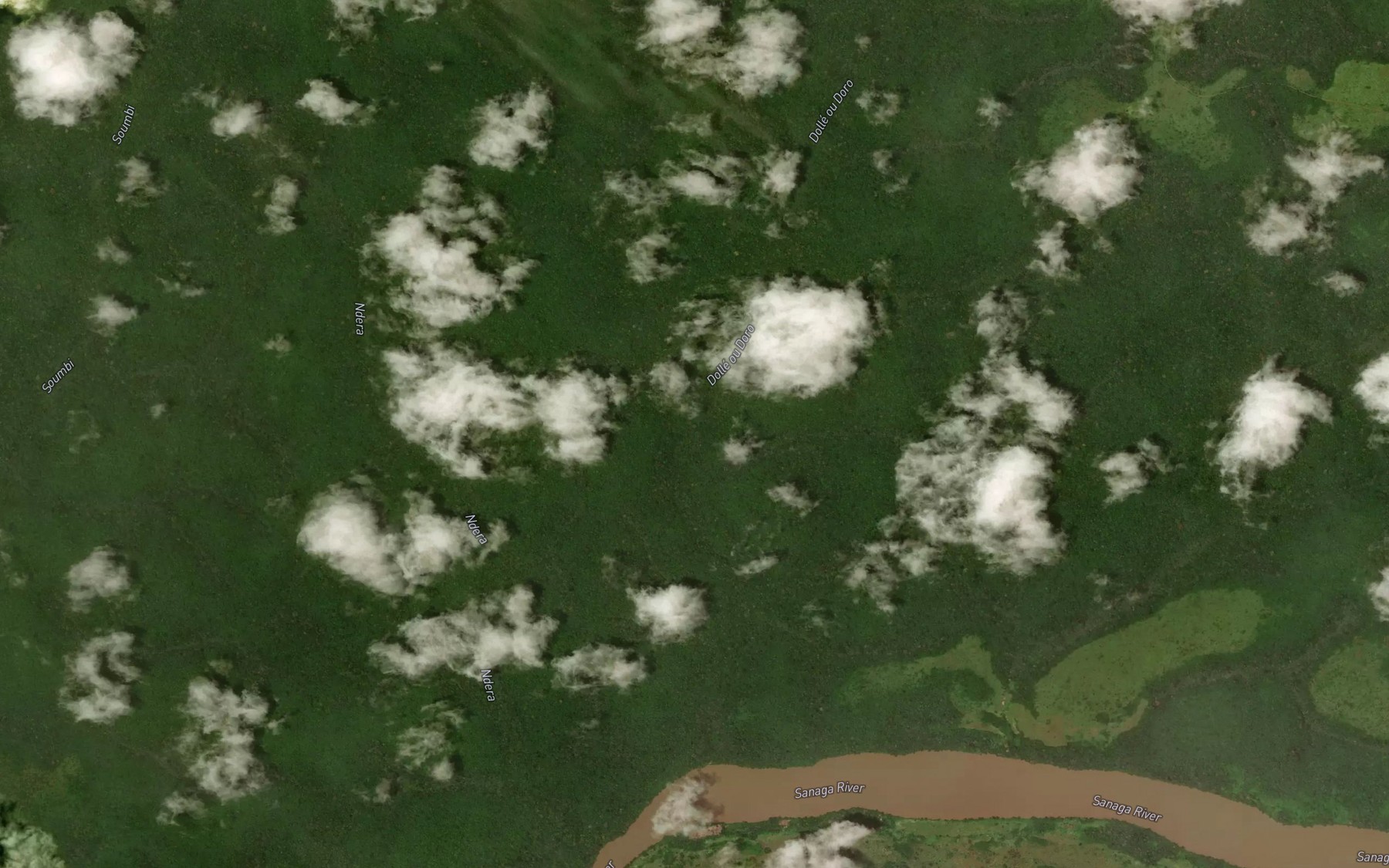 Satellite map of the Melin