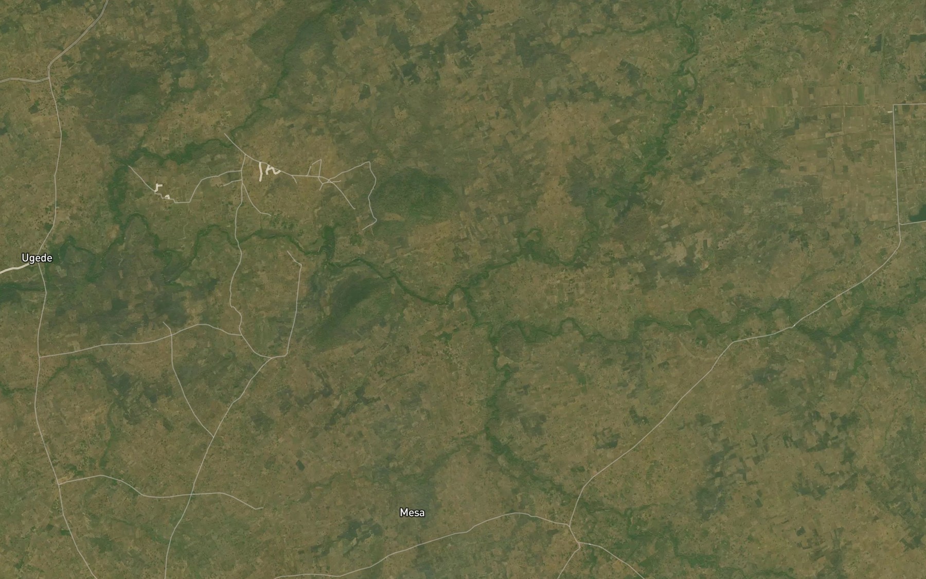 Satellite map of the River Uchao