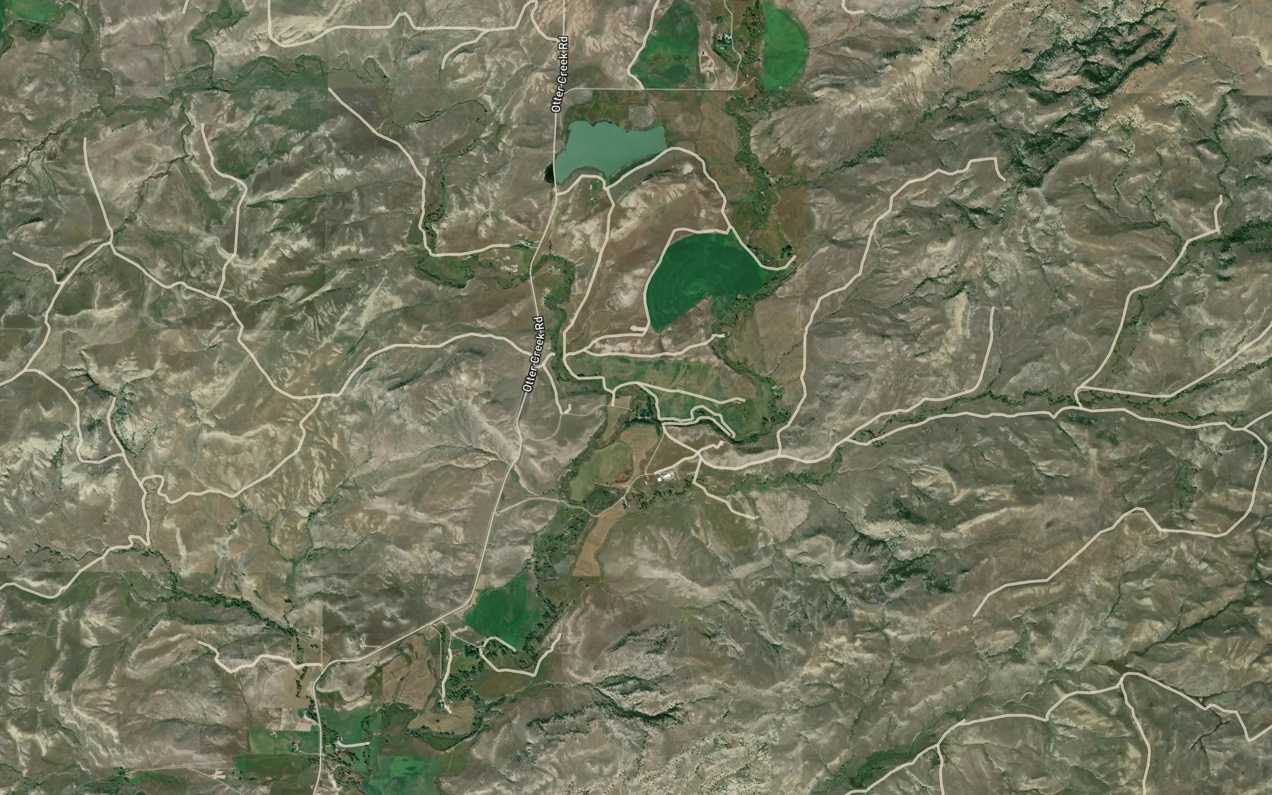 Satellite map of the Tenmile Creek