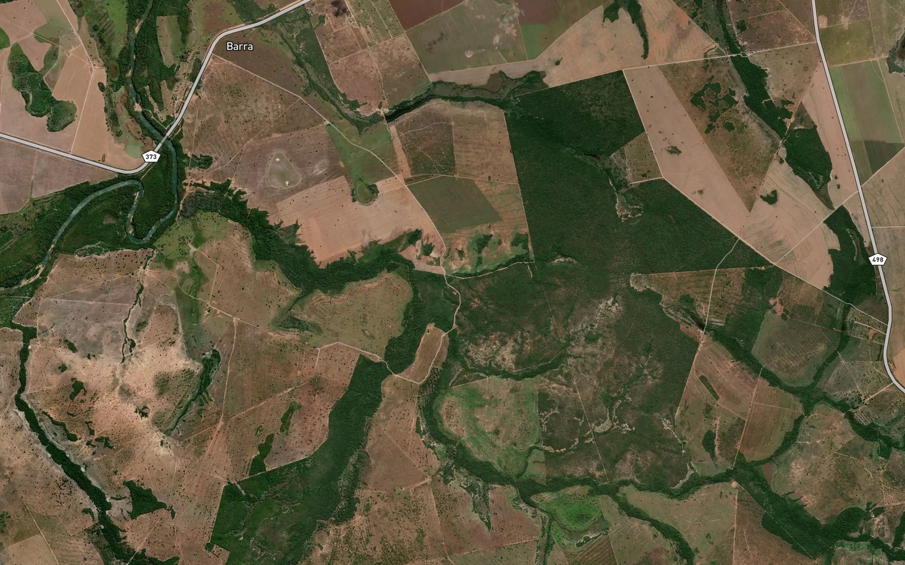 Satellite map of the Corrego Geraisinho