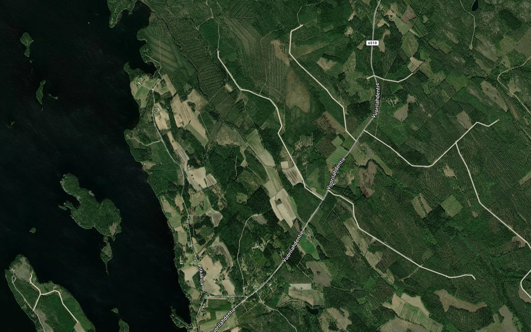 Satellite map of the Hallapuro