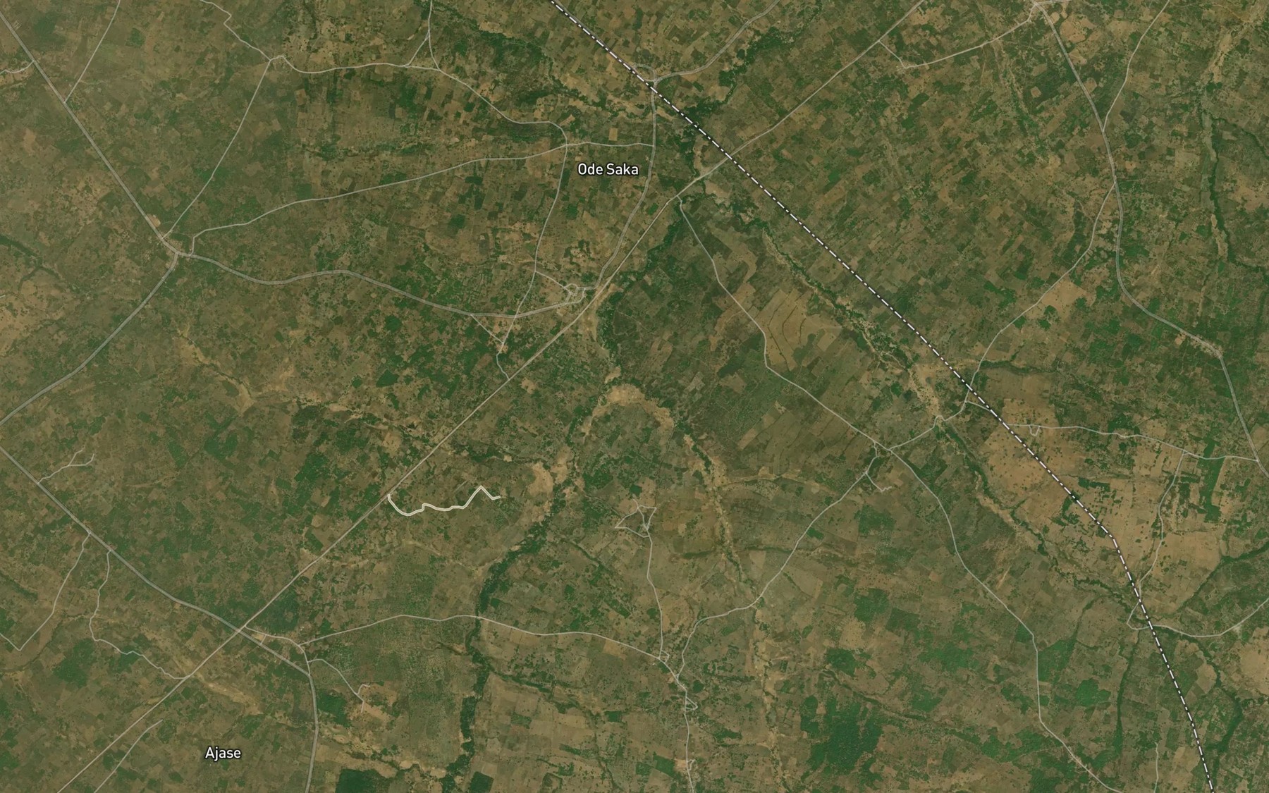 Satellite map of the River Osaka