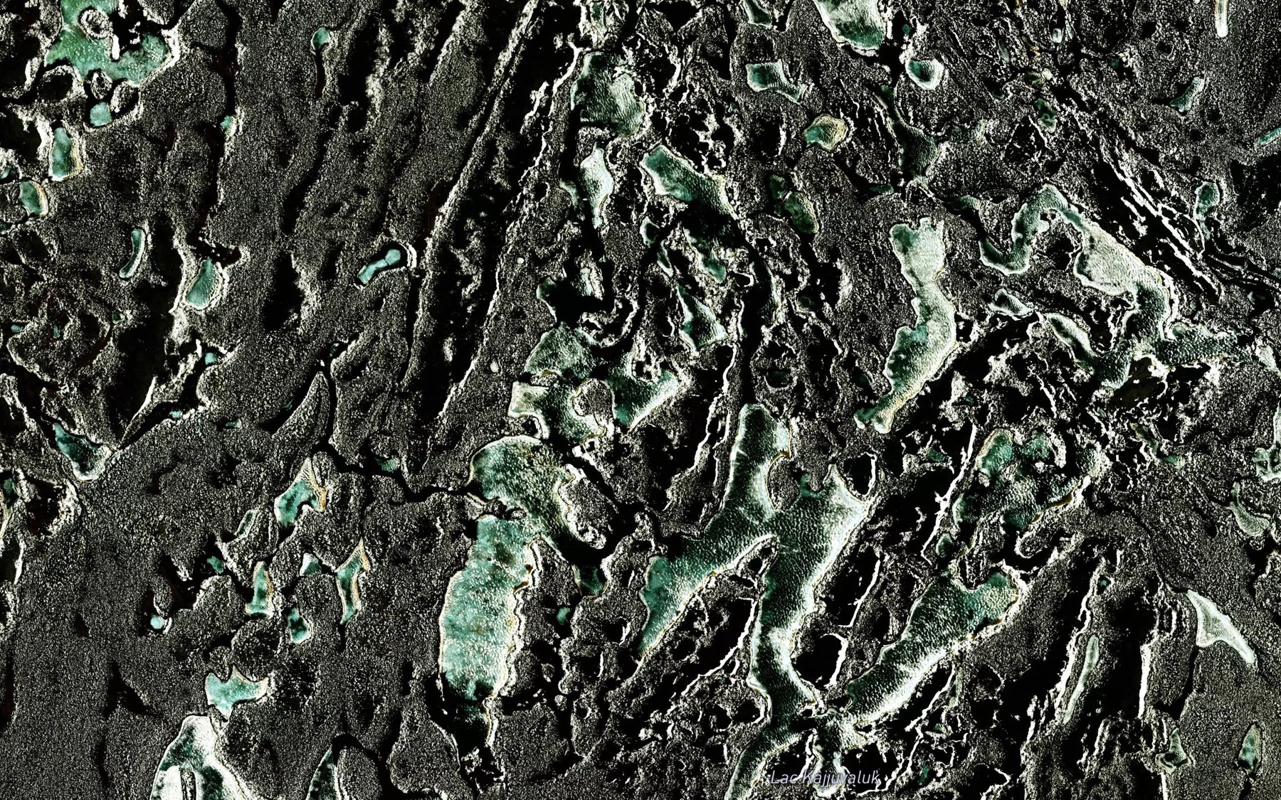 Satellite map of the Lac Tikwanukus
