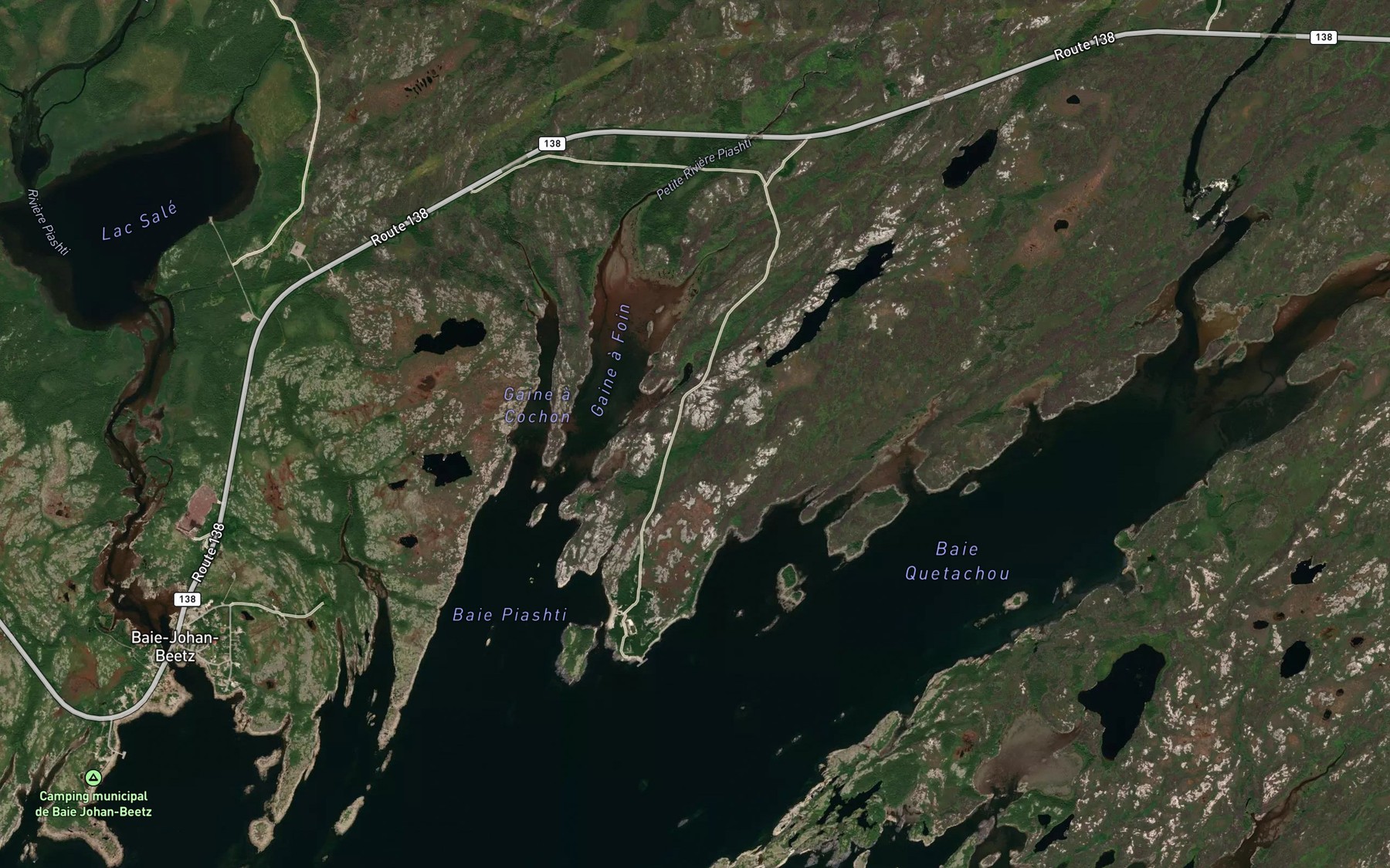 Satellite map of the Gaine a Foin