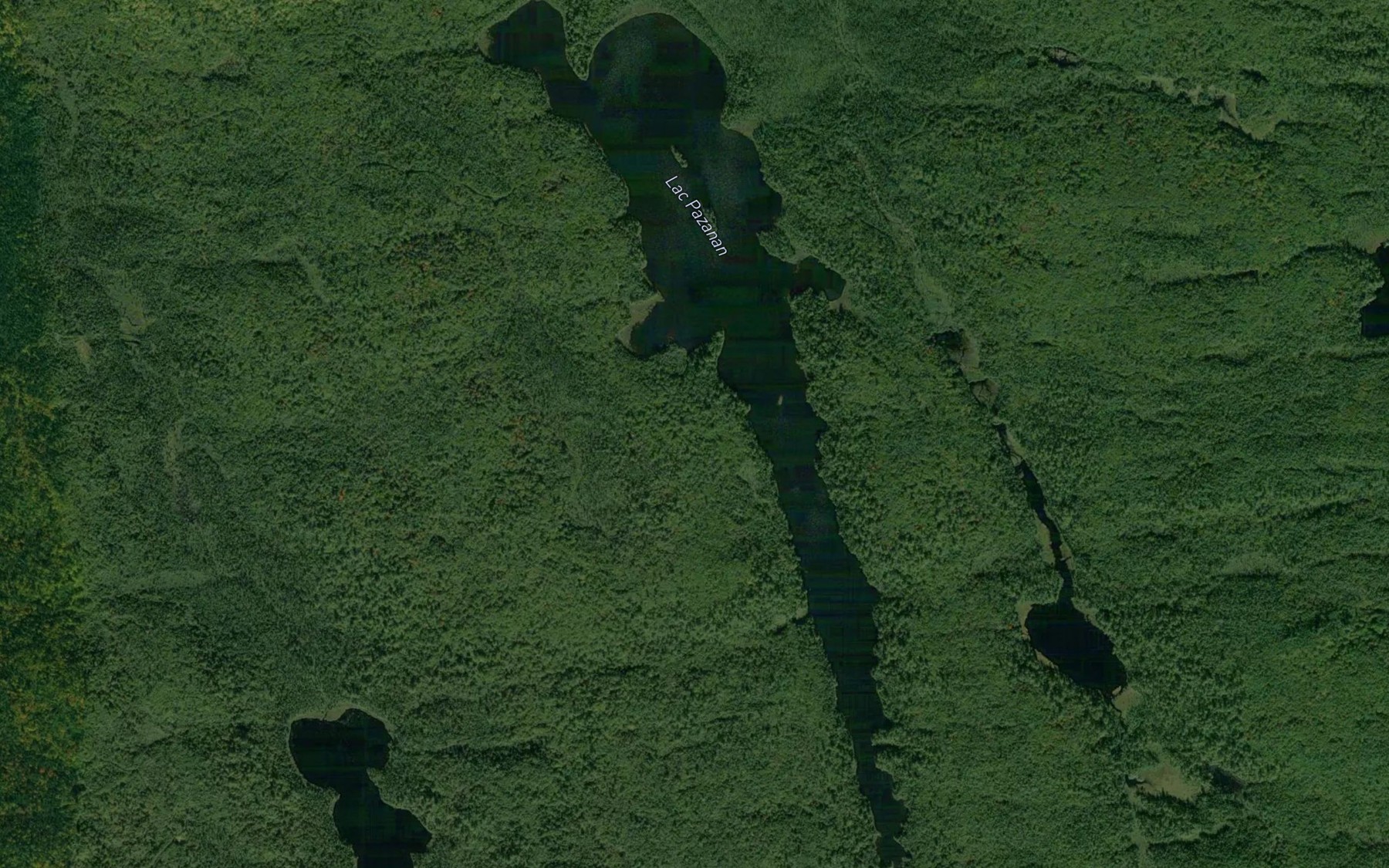 Satellite map of the Lac Pazanan