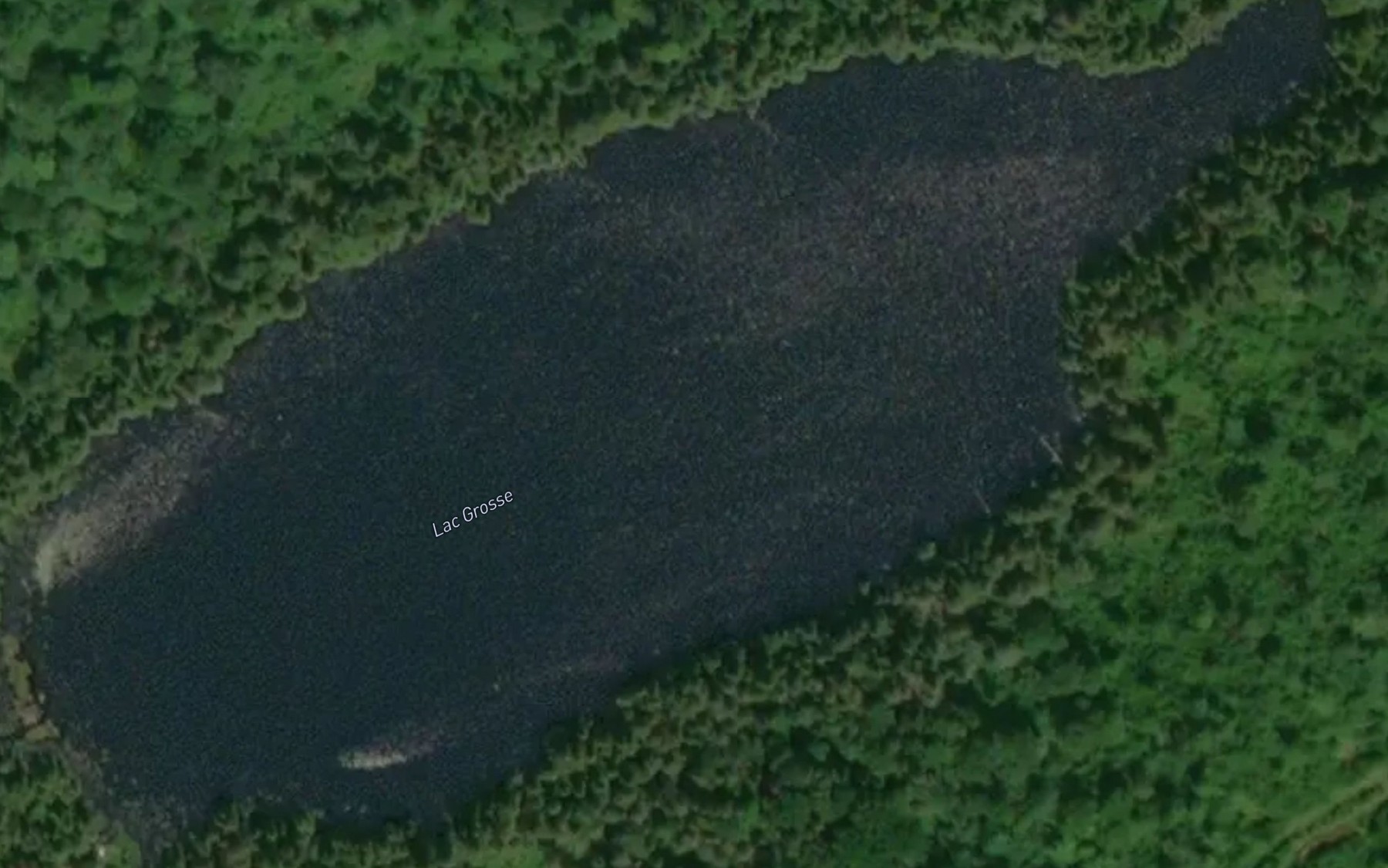 Satellite map of the Lac Grosse
