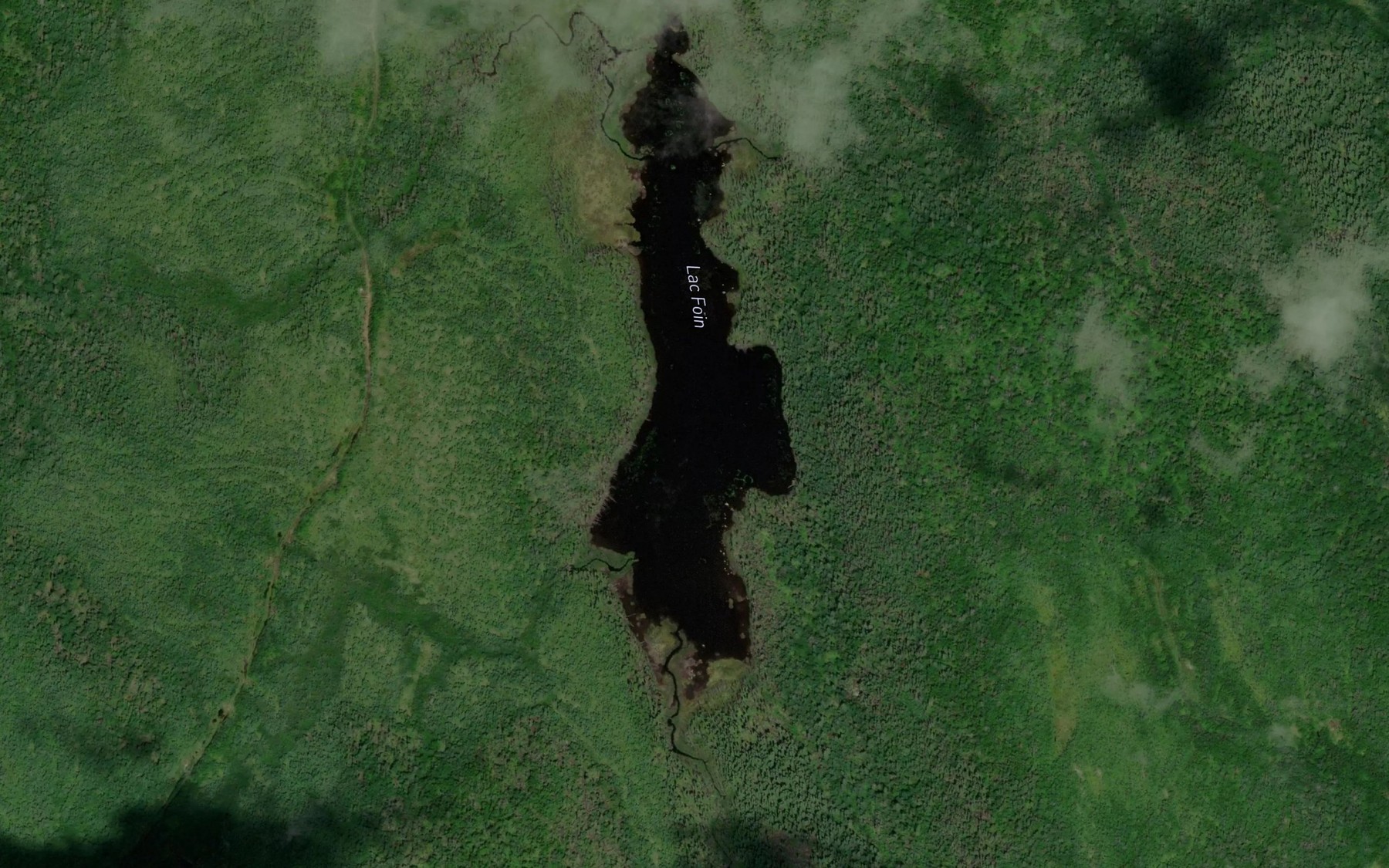 Satellite map of the Lac Foin