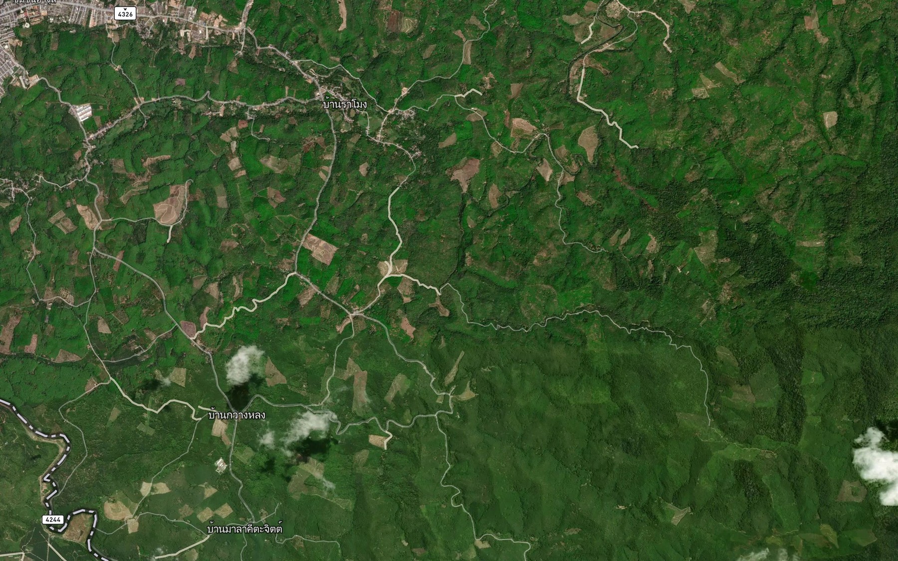 Satellite map of the Khlong Sam Chio