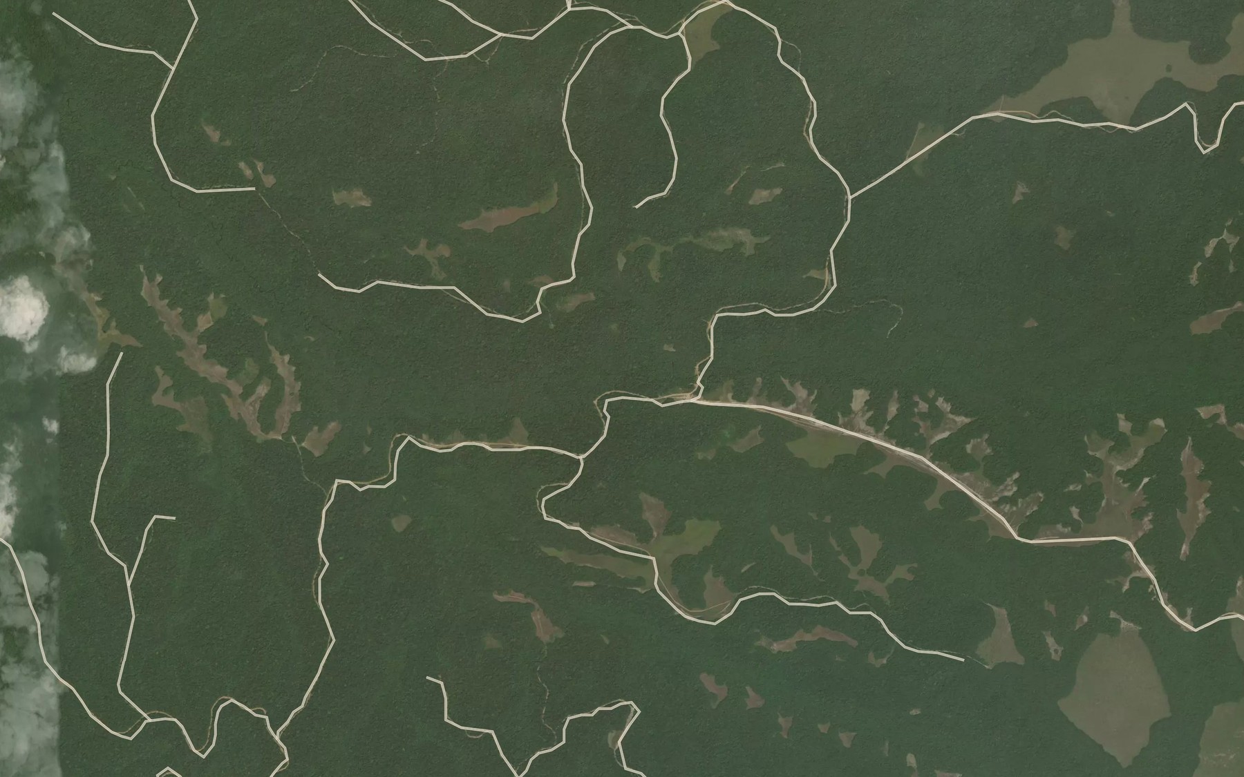 Satellite map of the Ledjimi