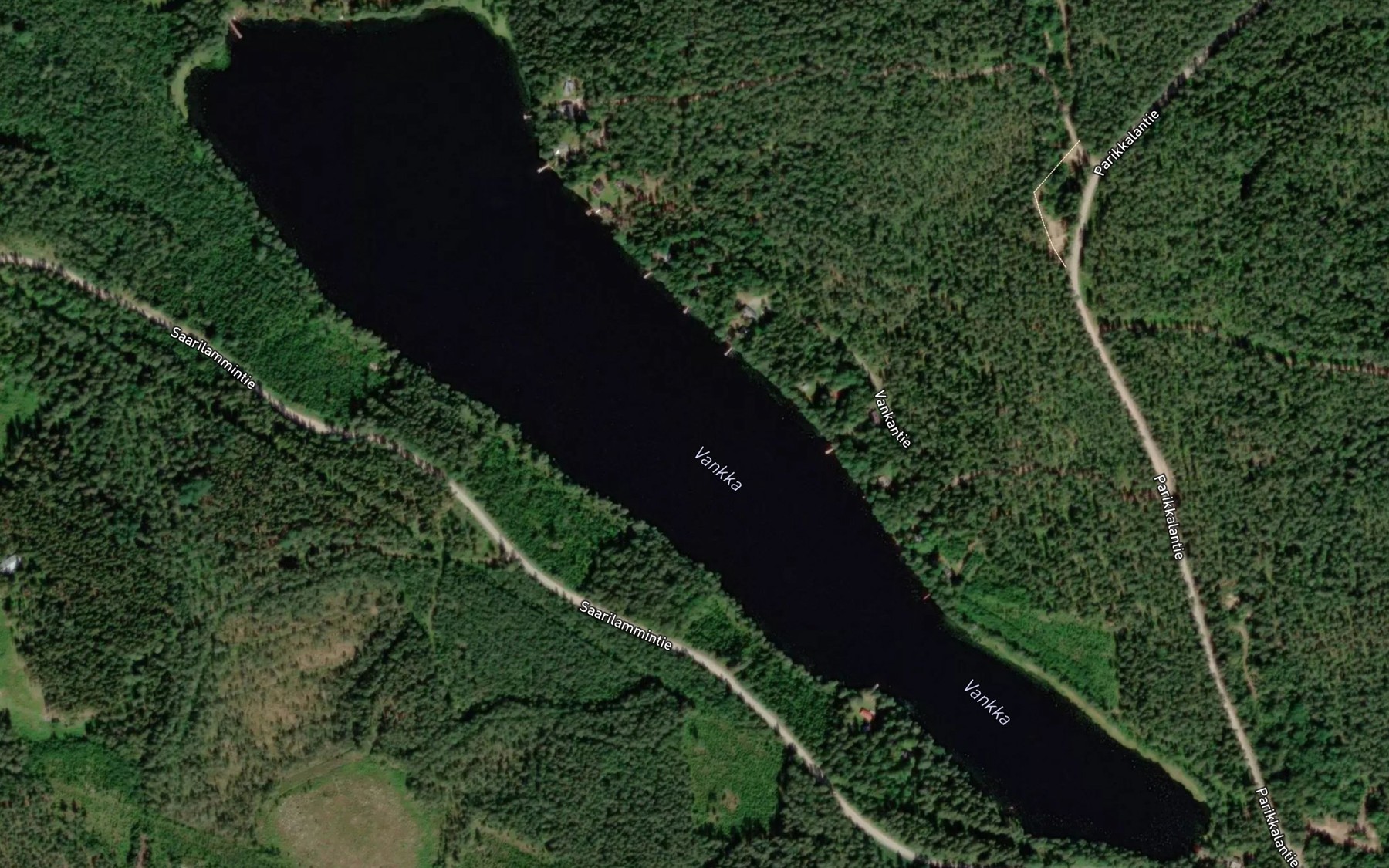 Satellite map of the Vankka