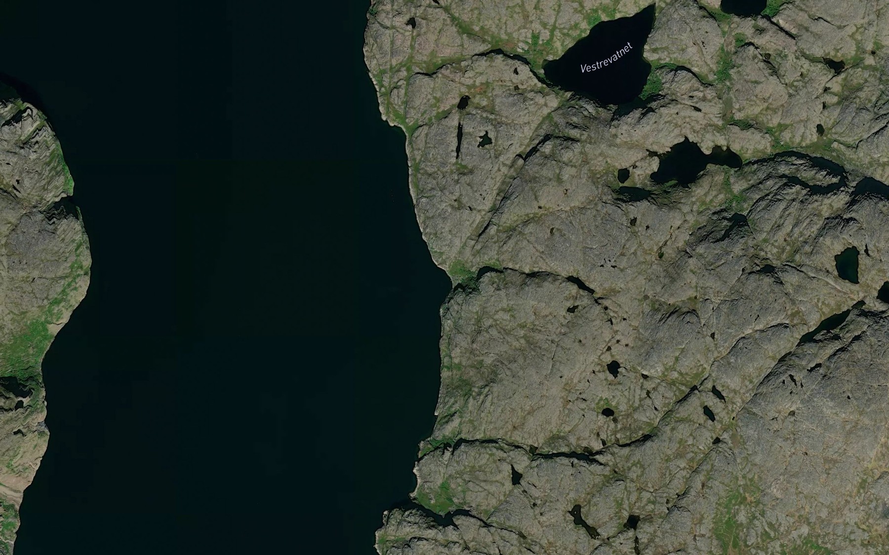 Satellite map of the Hoynesbukta