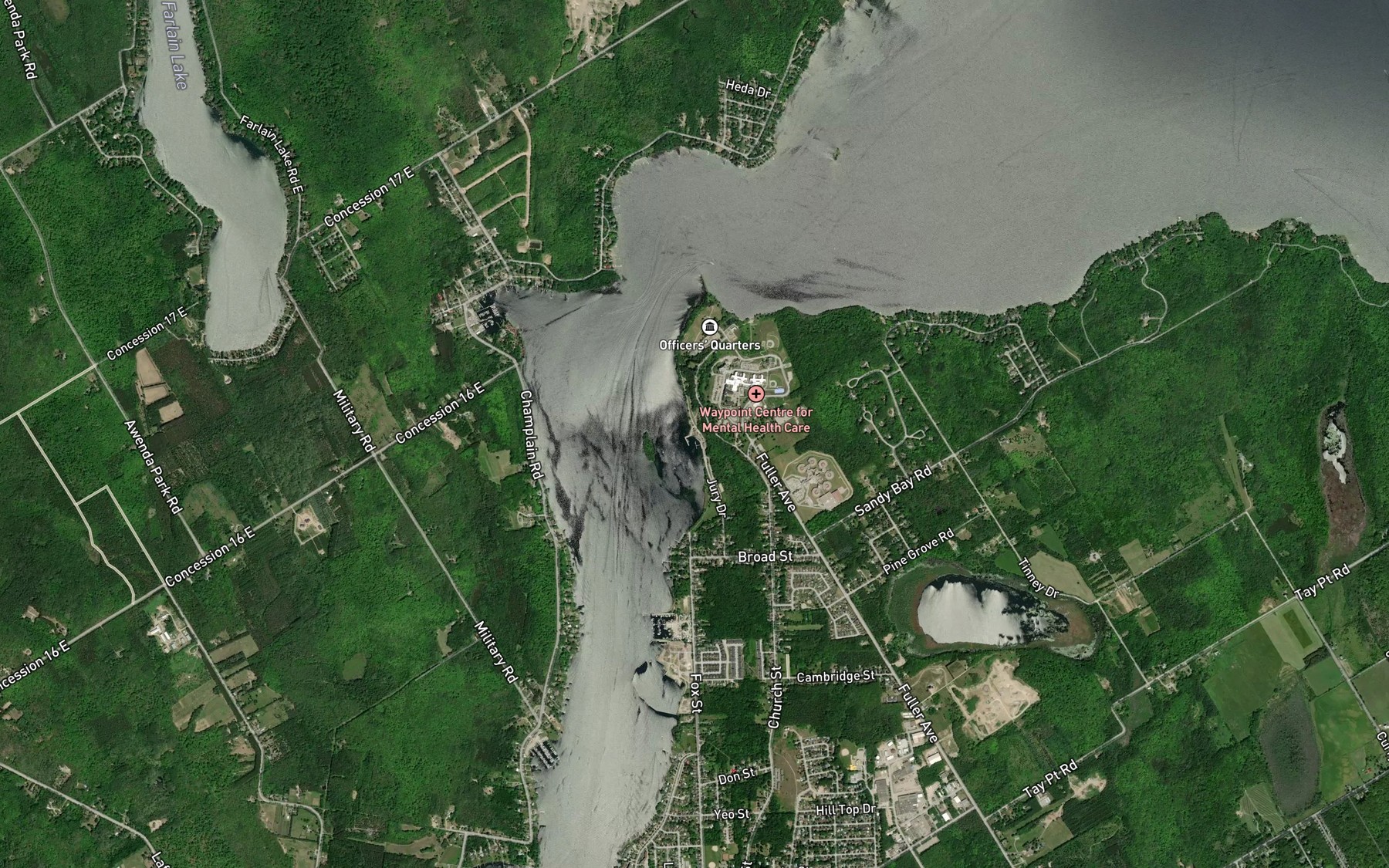 Satellite map of the Northwest Basin