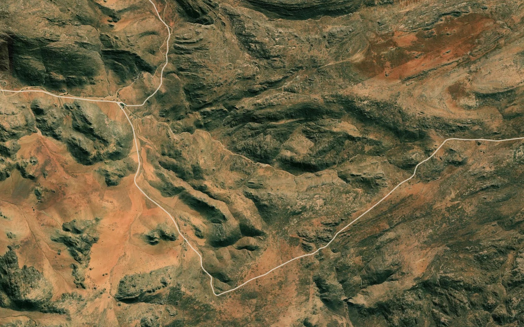 Satellite map of the Langkloof