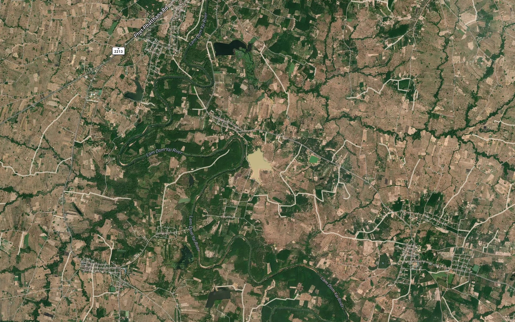 Satellite map of the Ang Kep Nam Huai Kaeng Tip