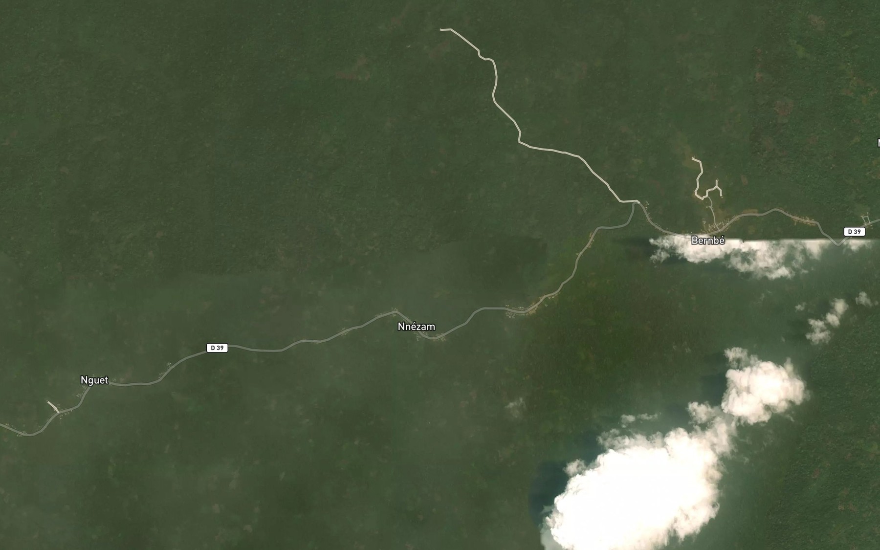 Satellite map of the Ngobao