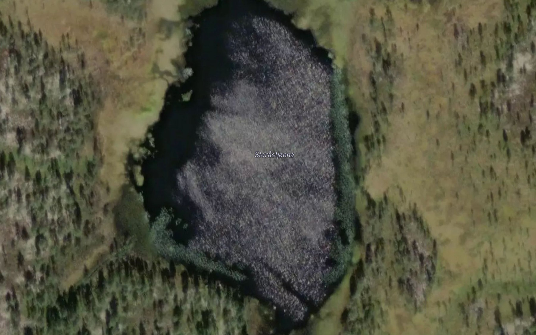 Satellite map of the Storastjorna