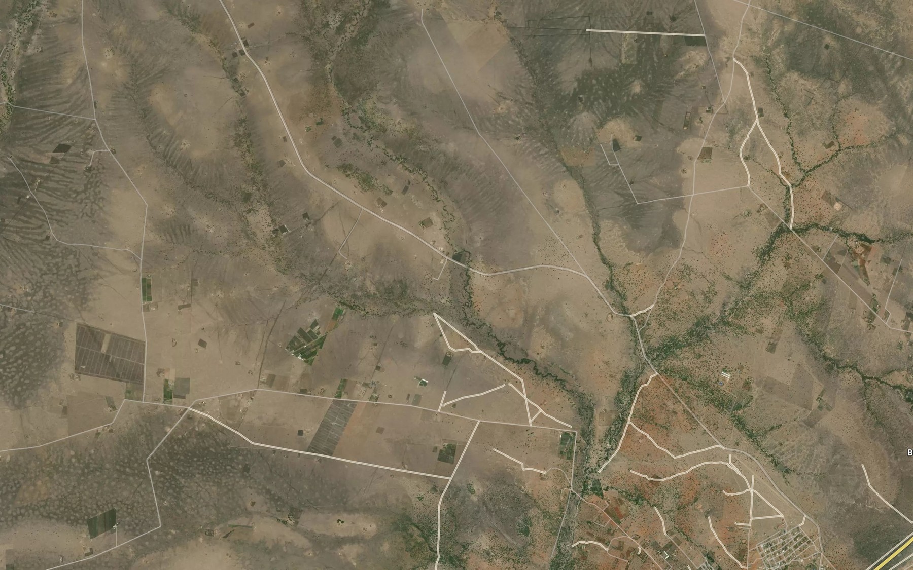 Satellite map of the Bakari