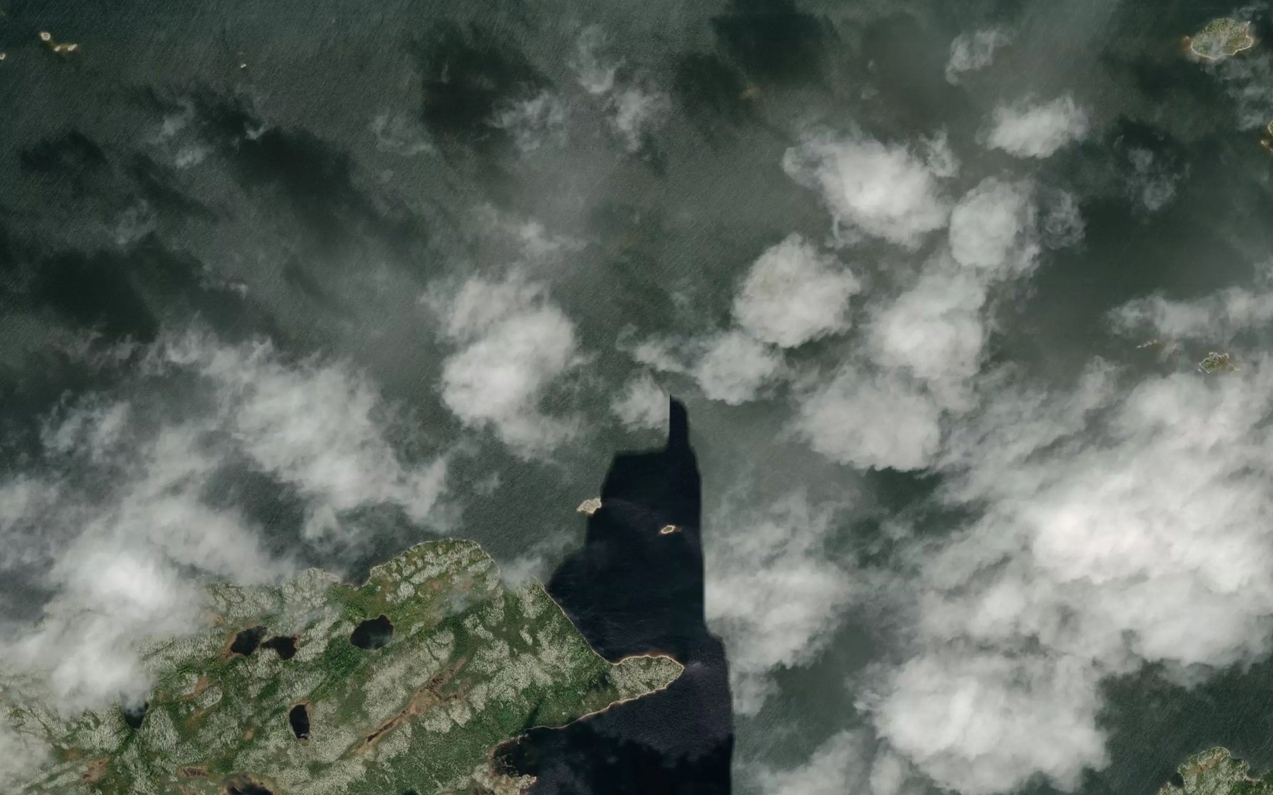 Satellite map of the Lac Vincelotte