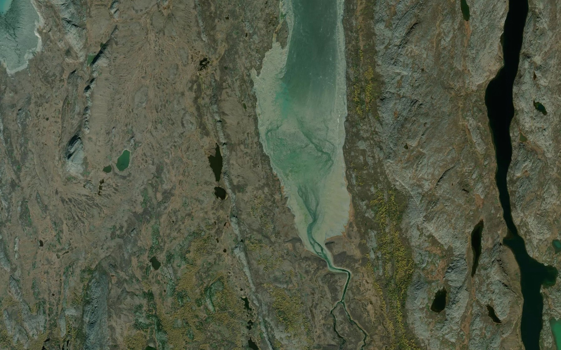 Satellite map of the Anse Akunnaijarvik