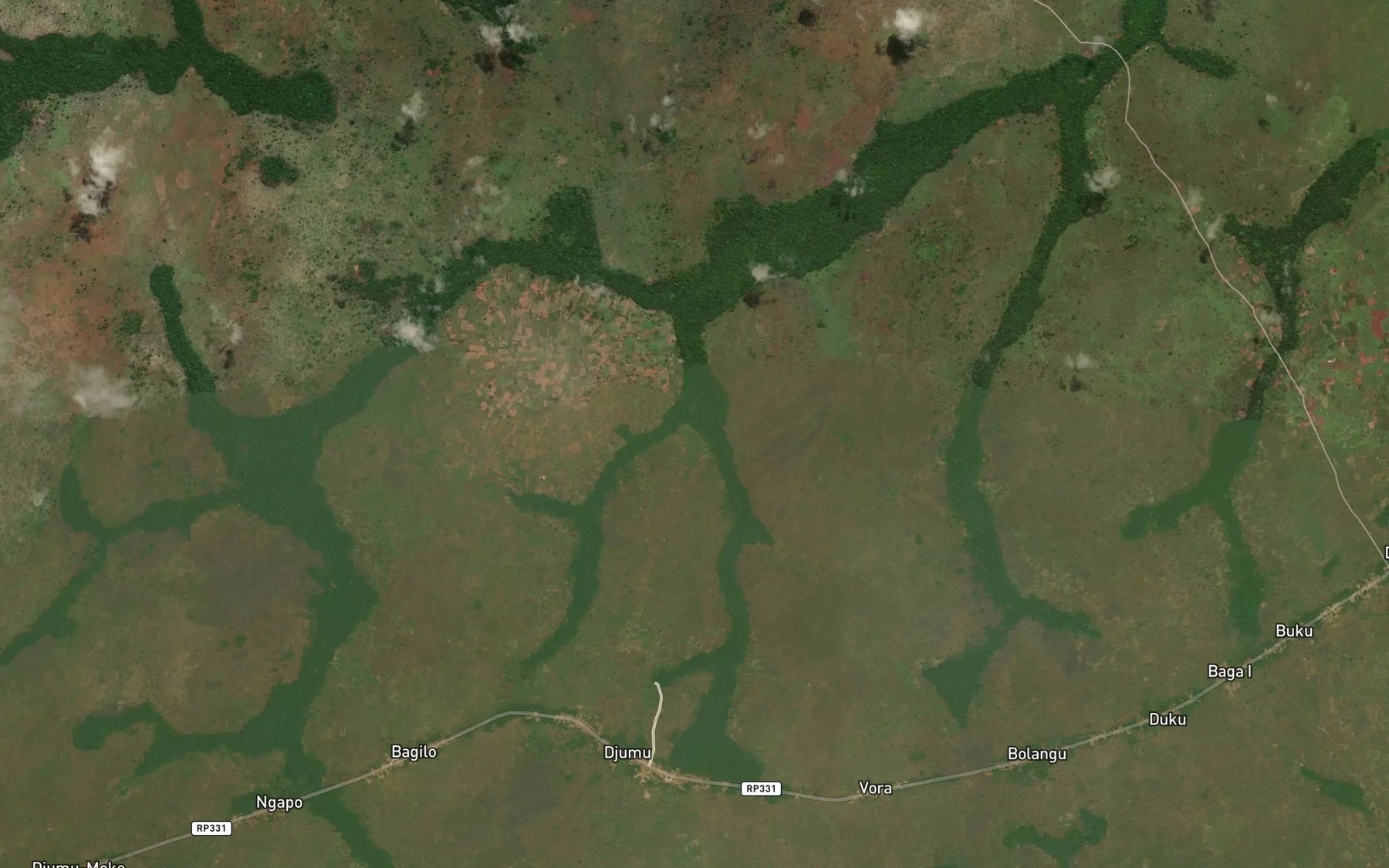 Satellite map of the Bongbo