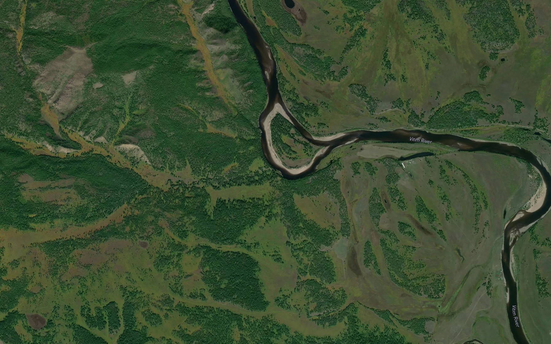Satellite map of the Ruchey Khara-Guyta