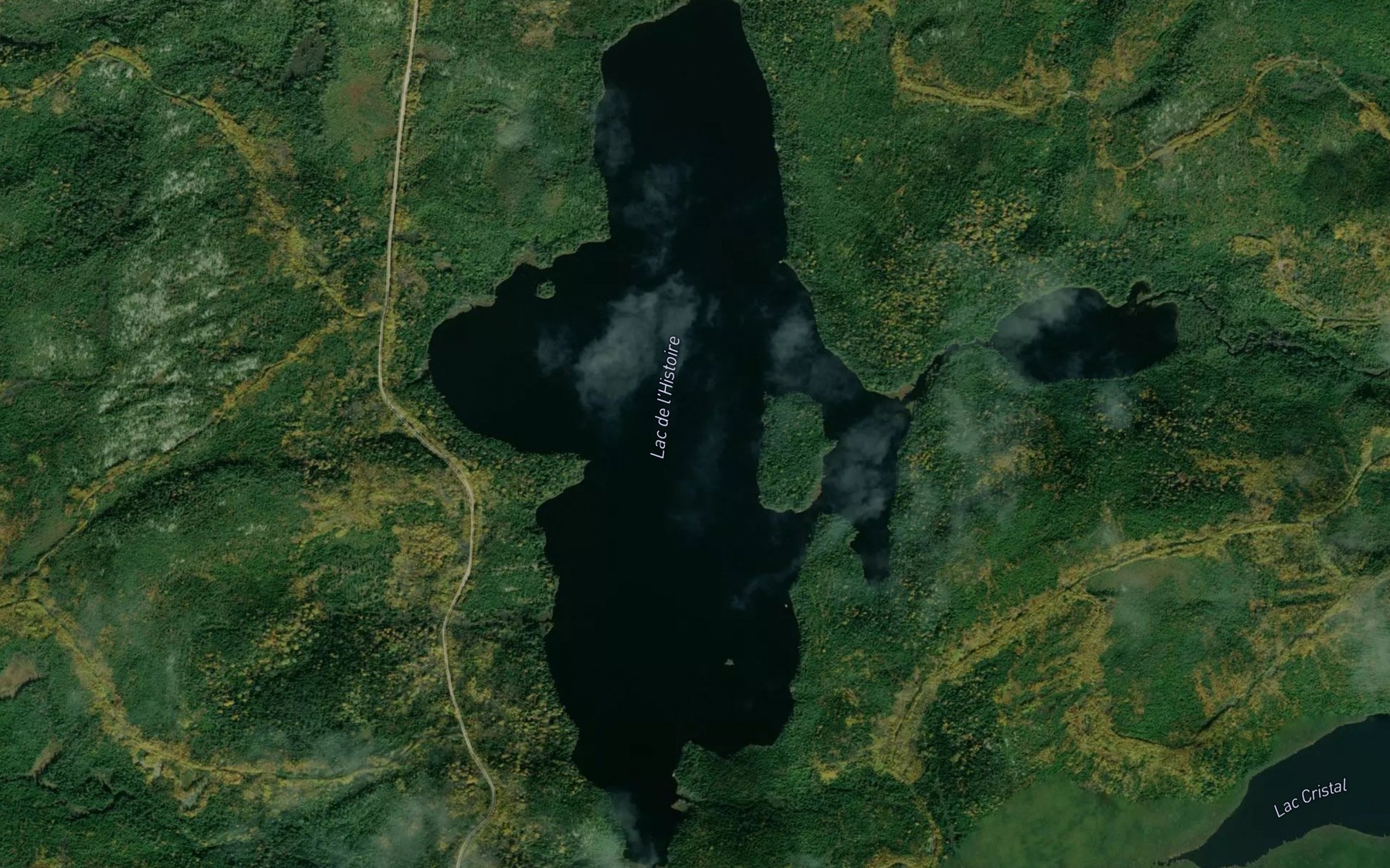 Satellite map of the Lac de l'Histoire