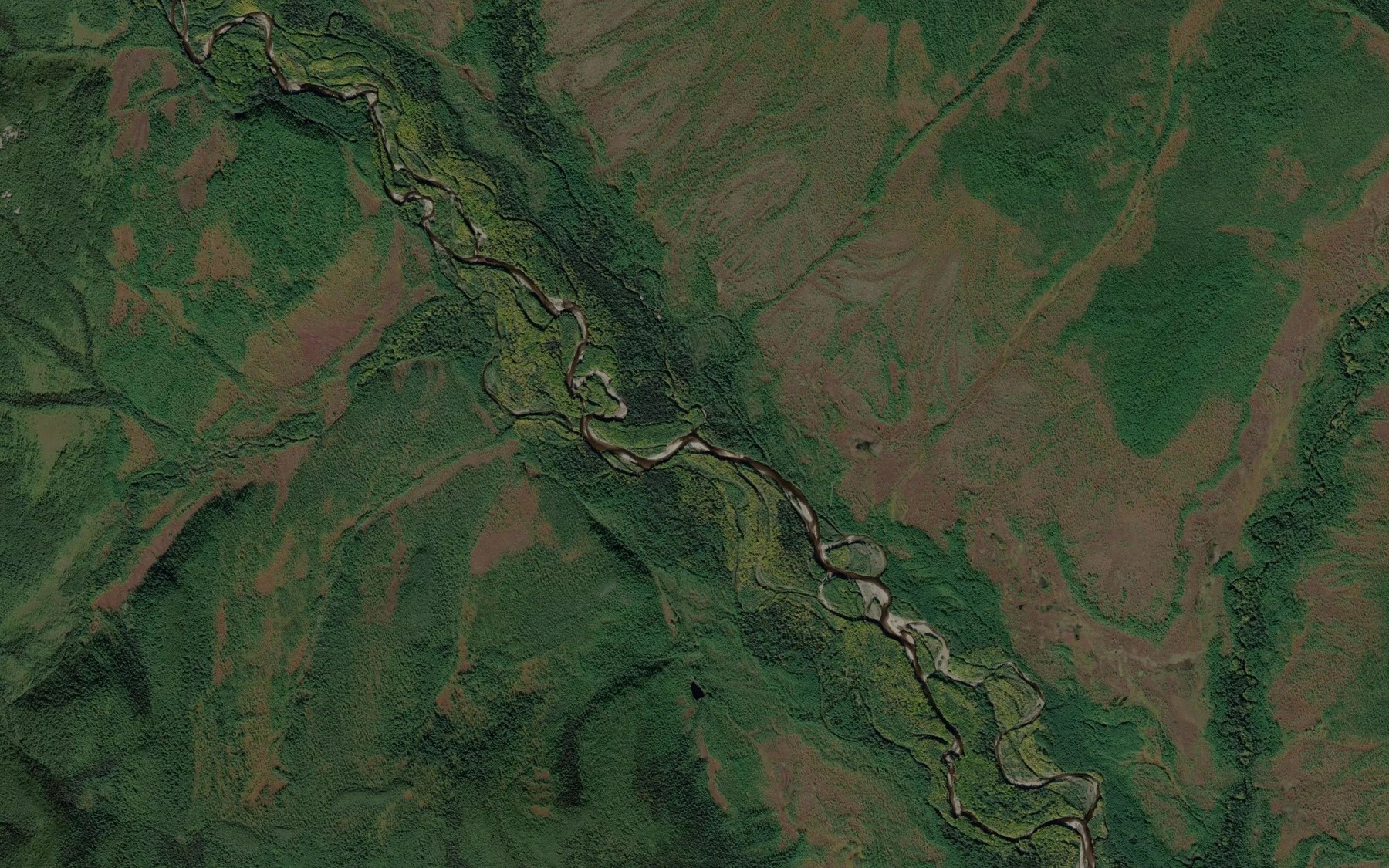 Satellite map of the Verkhnyaya Kayama