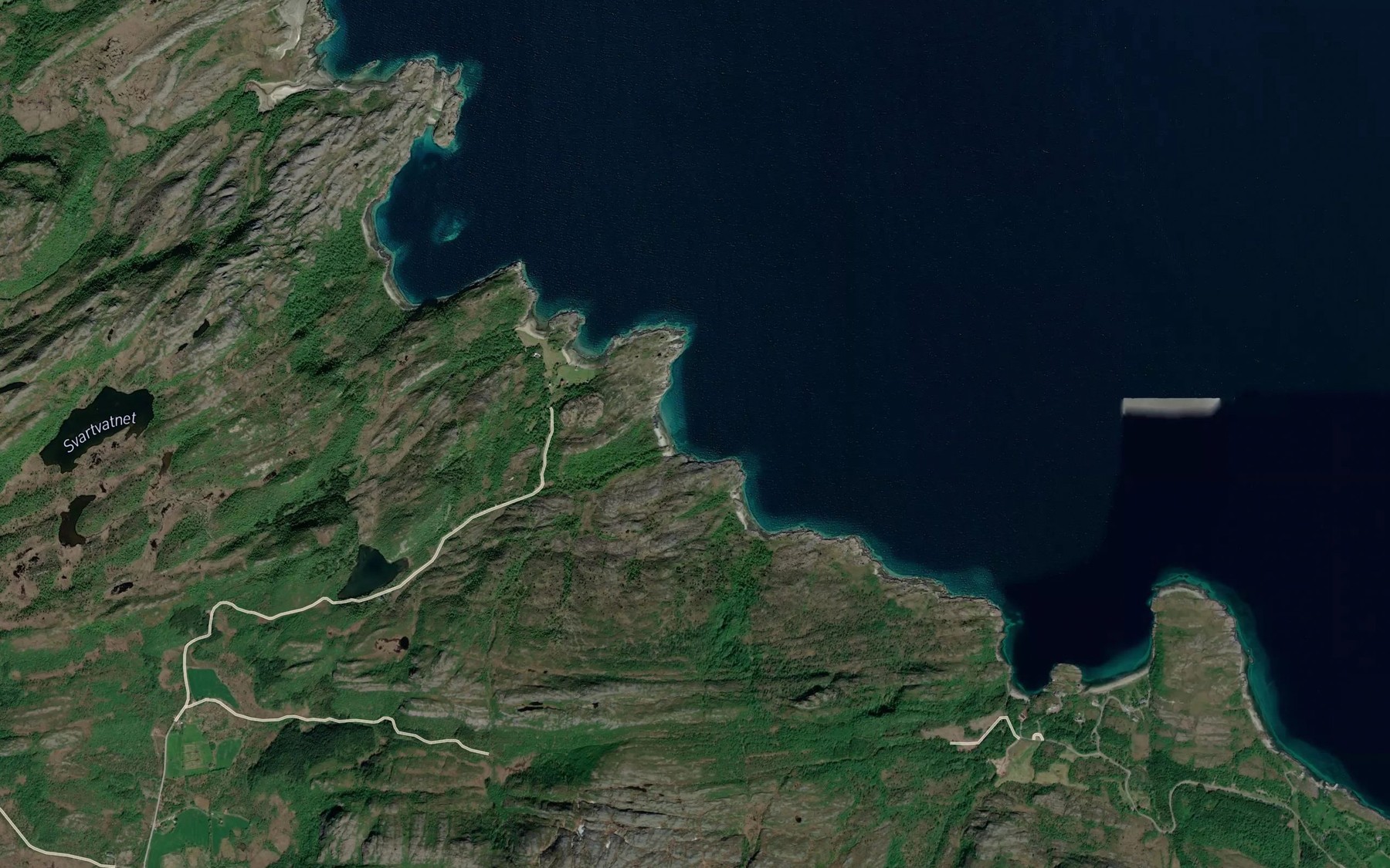 Satellite map of the Kalvdalsvika