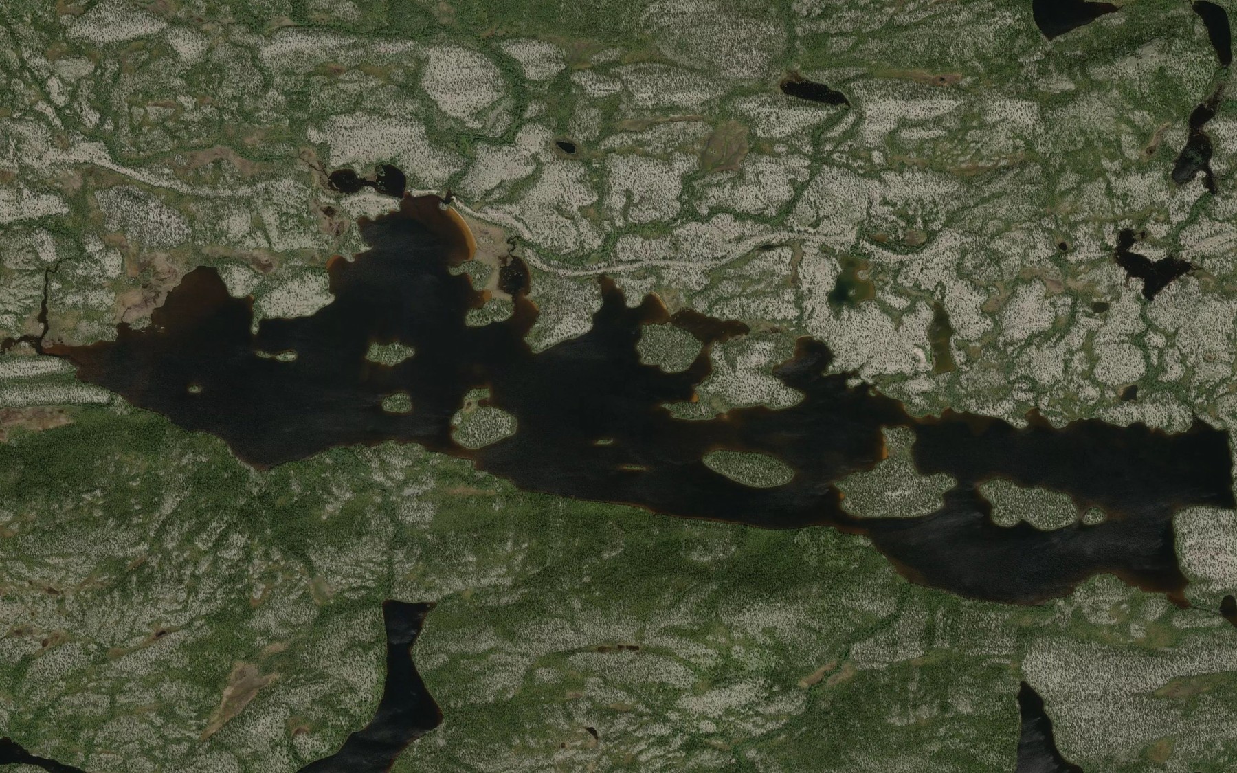 Satellite map of the Lac Uniam Achiiyut