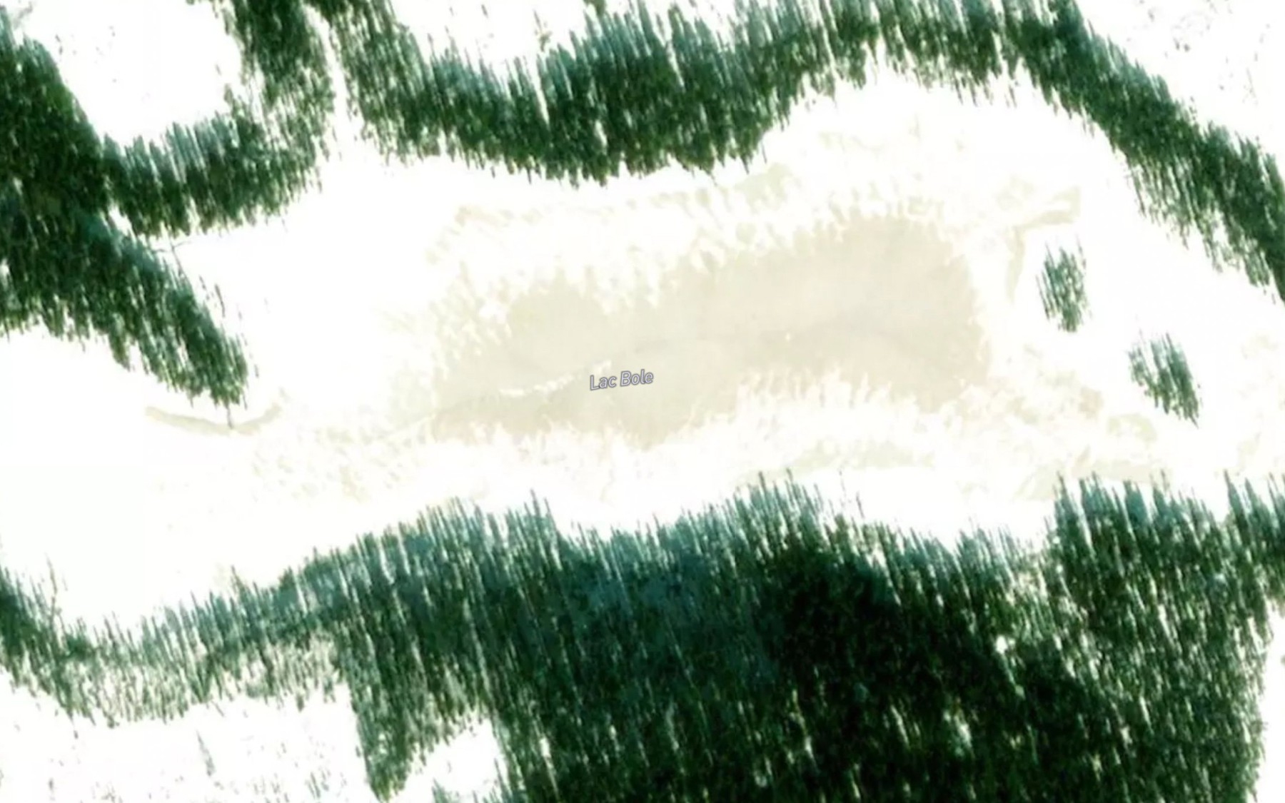 Satellite map of the Lac Bole