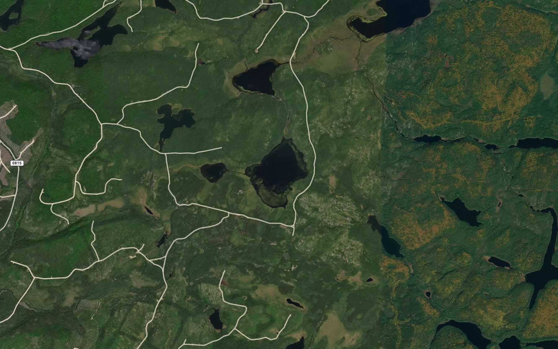 Satellite map of the Lac Kasa