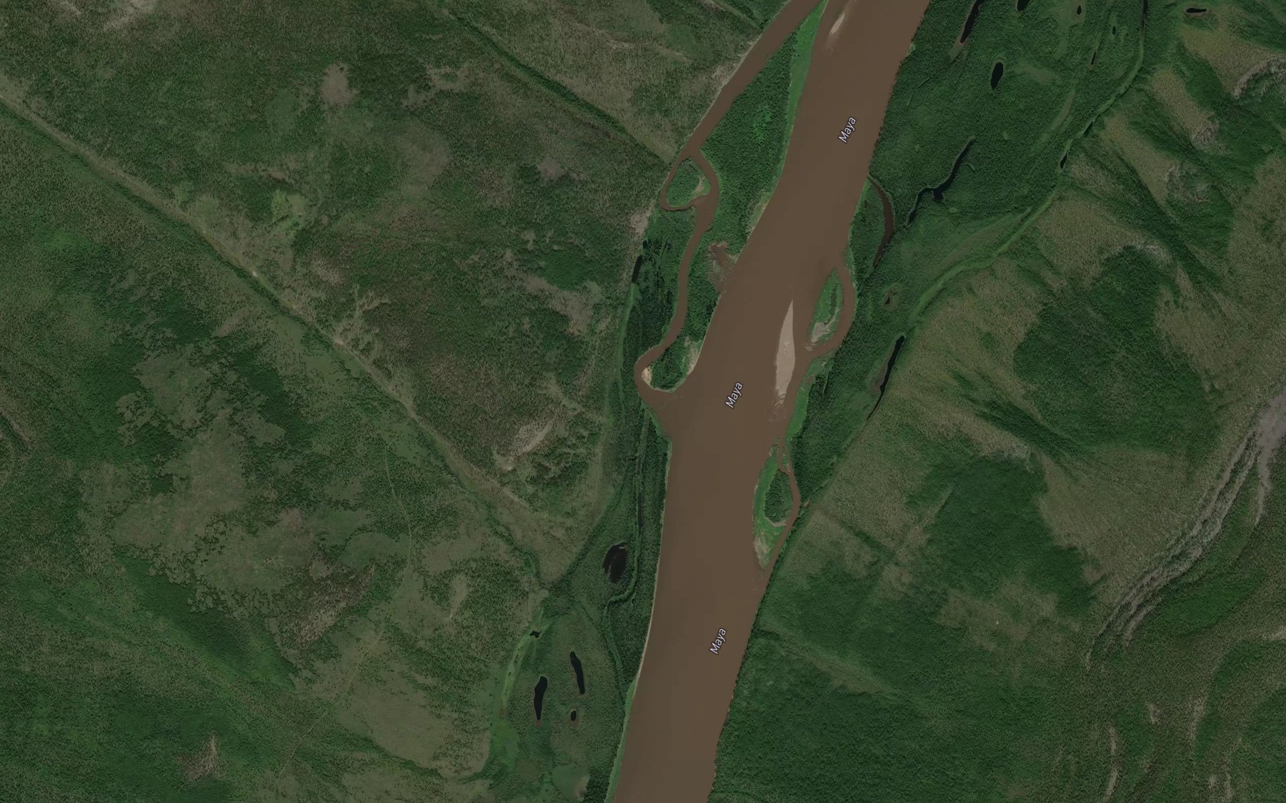 Satellite map of the Khadayy