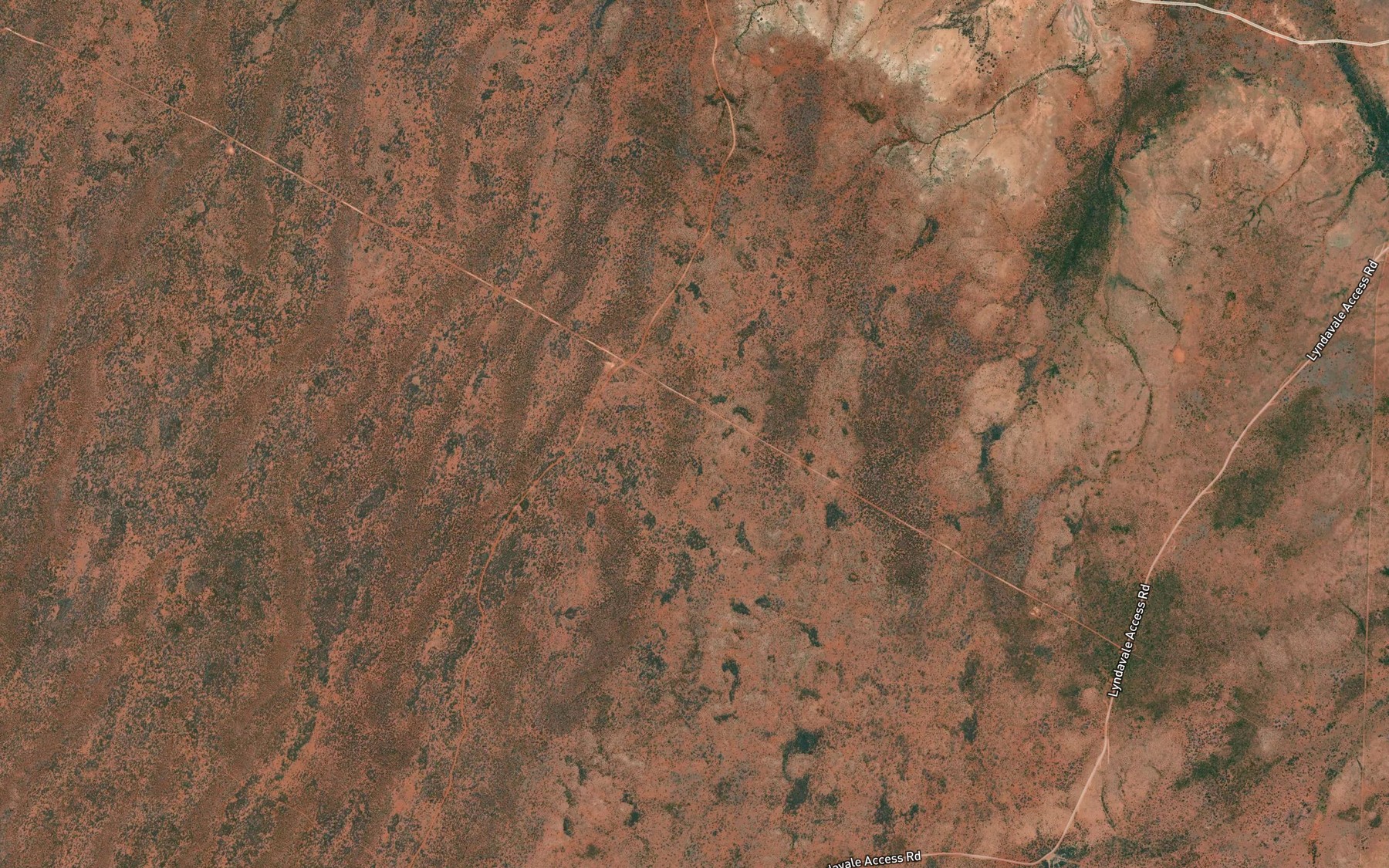 Satellite map of the Erinbra Spring