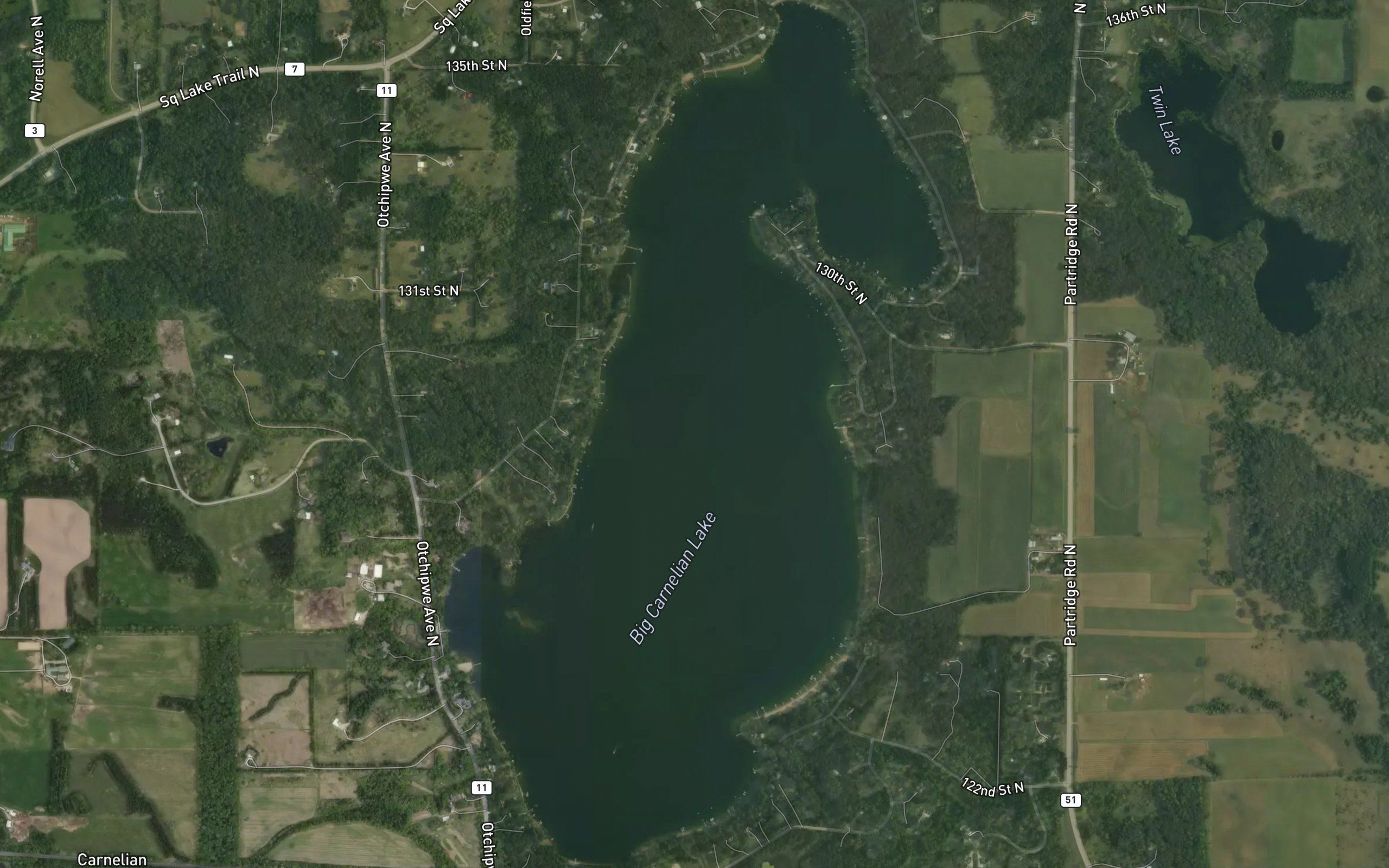 Big Carnelian Lake