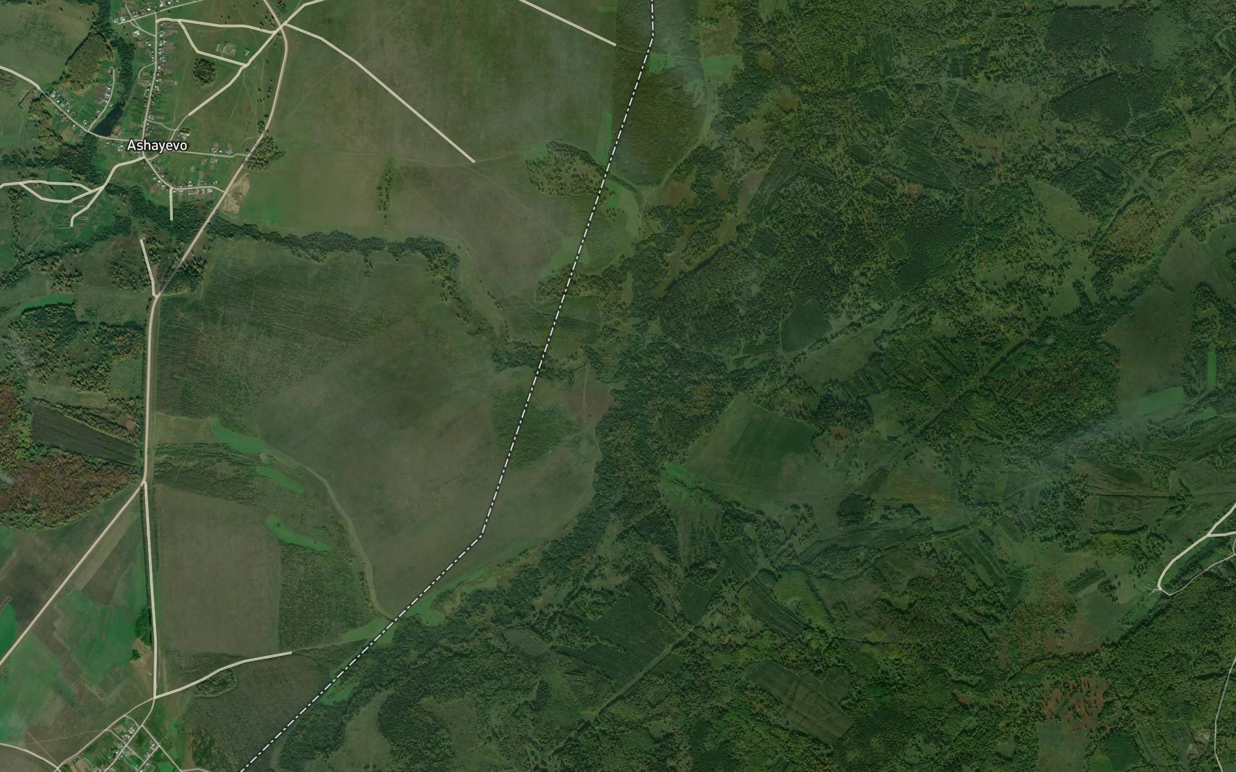 Satellite map of the Karagay