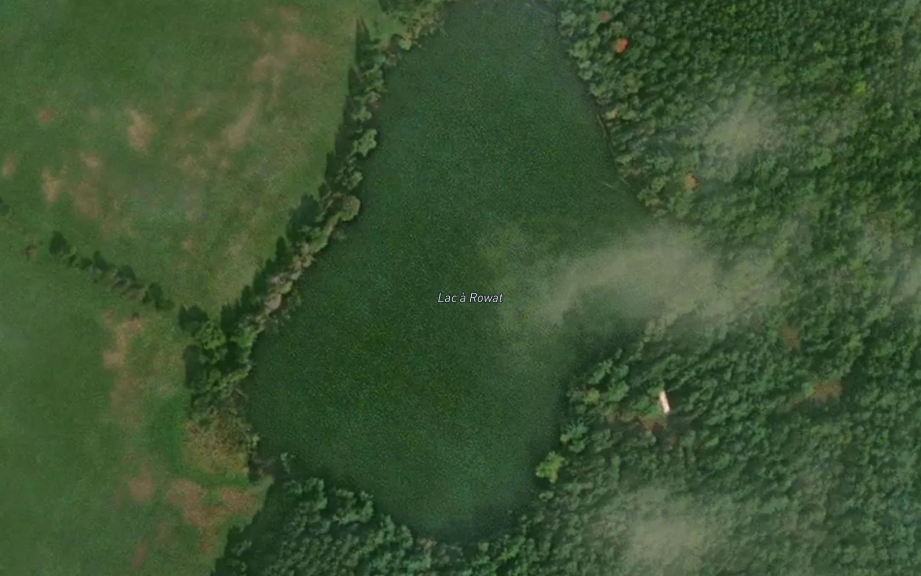 Satellite map of the Lac a Rowat