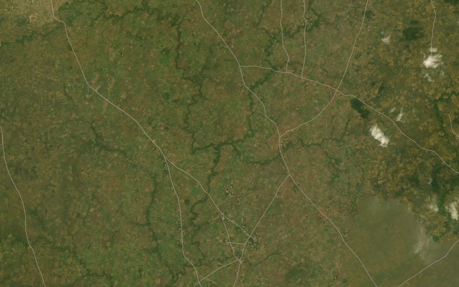 Satellite map of the Unyua