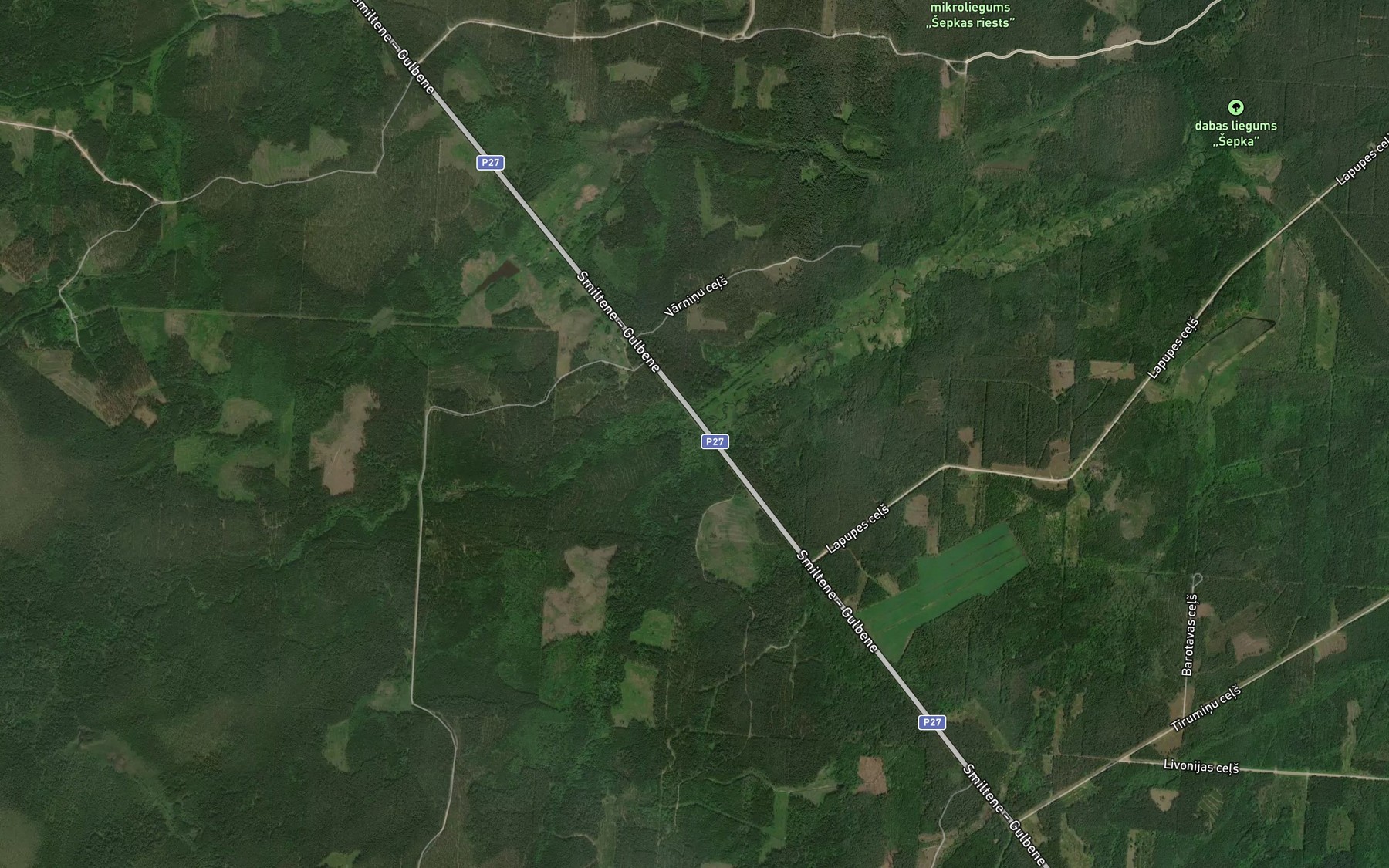 Satellite map of the Lipsa
