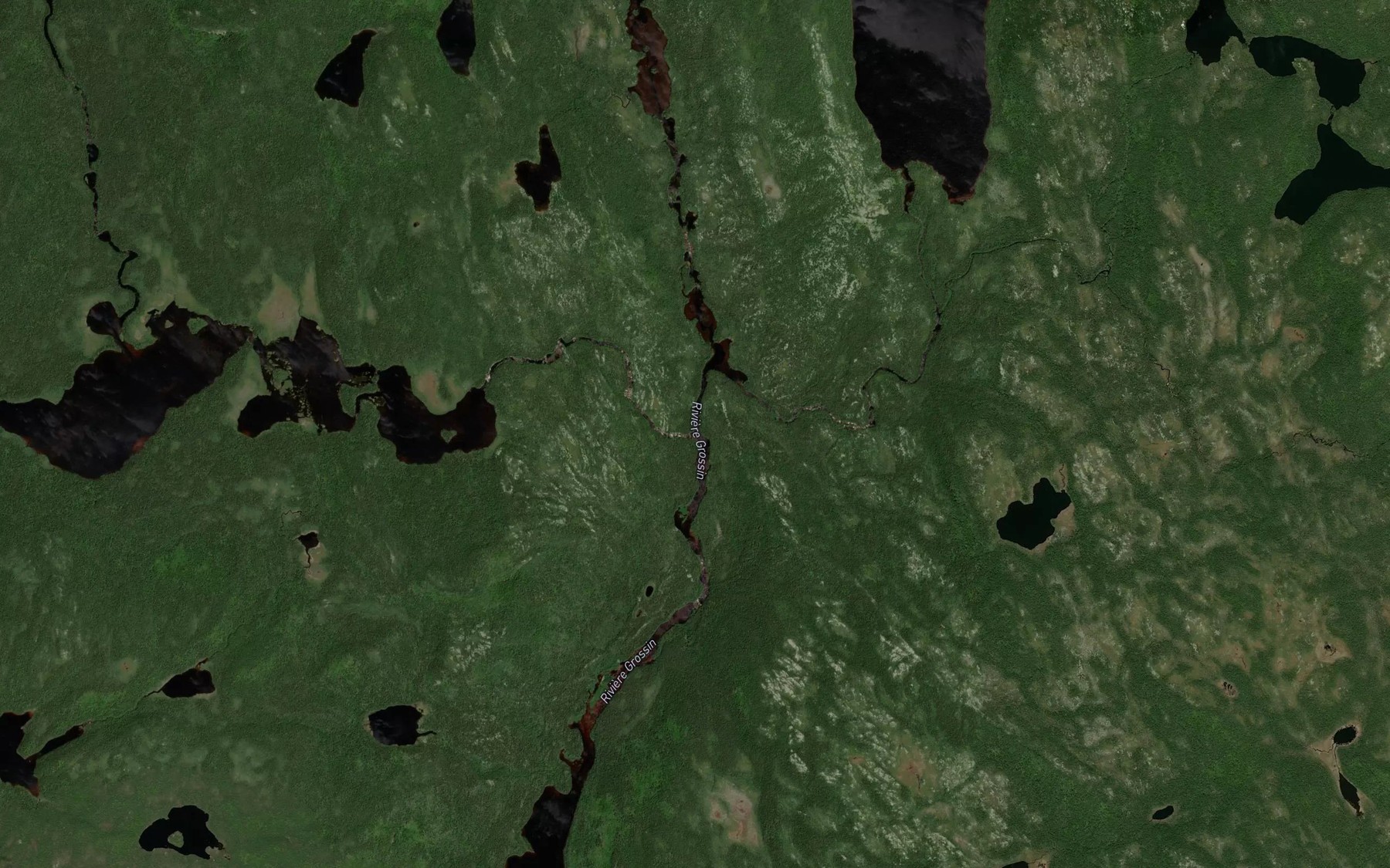 Satellite map of the Ruisseau Kekanuhkan