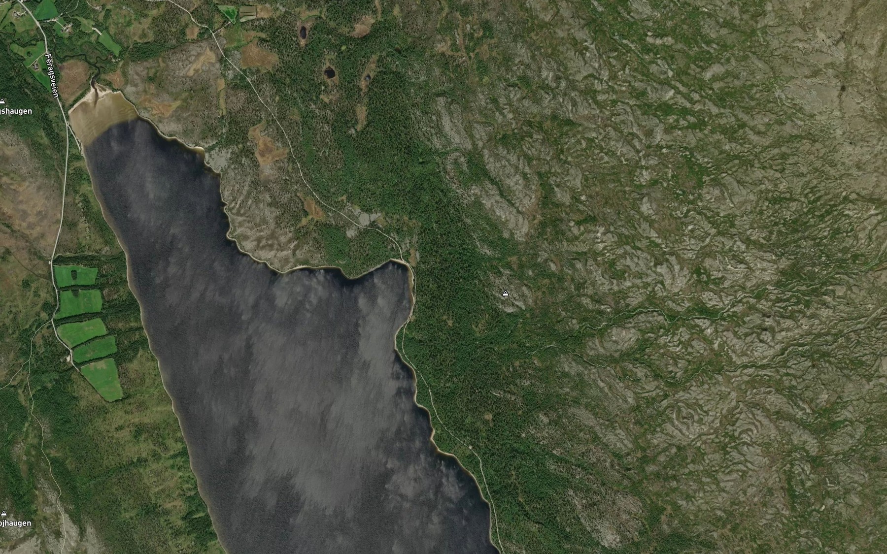 Satellite map of the Brendbekken